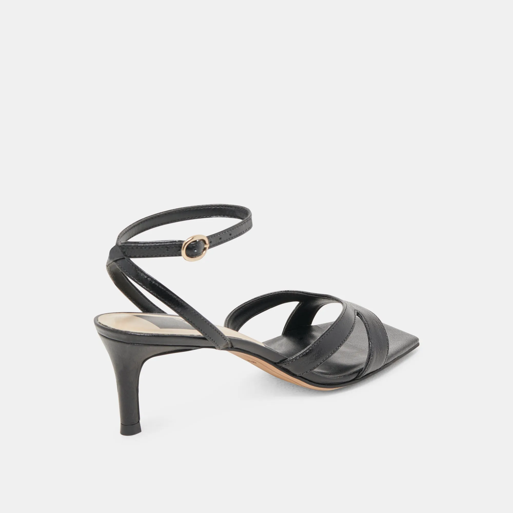 Custom Heels Holiday Heels BECKI HEELS MIDNIGHT CRINKLE PATENT