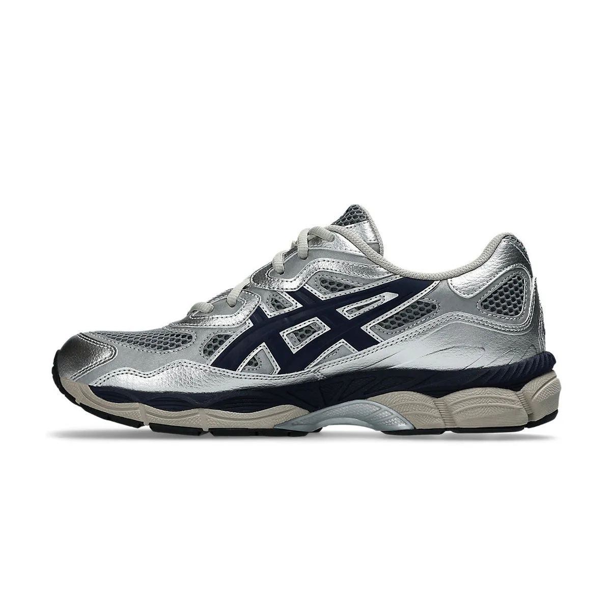 Stacked Cushioning   Billy's Gel-NYC 'Pure Silver Midnight'