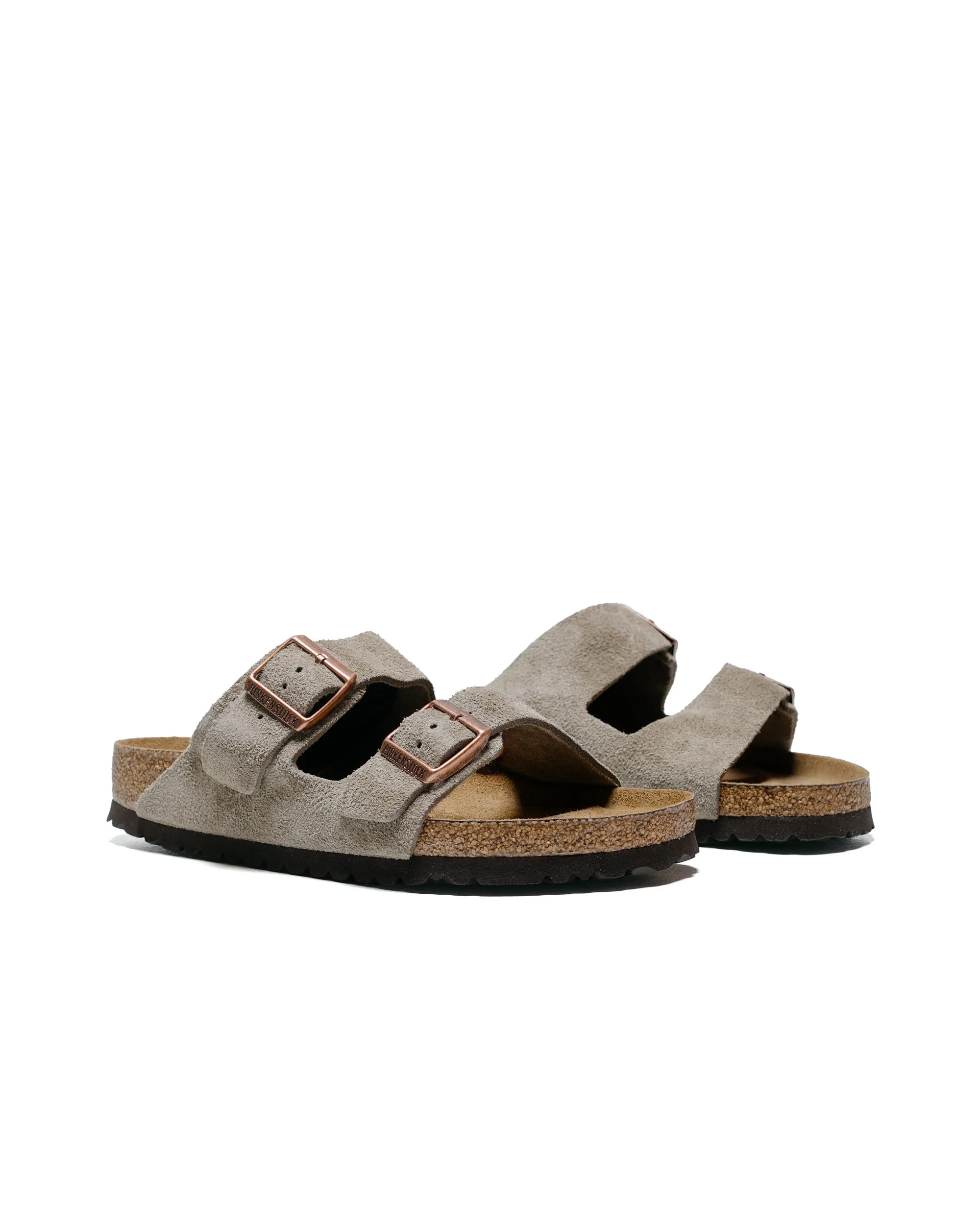 Birkenstock Arizona Taupe Suede Pass Hike Weather Ready