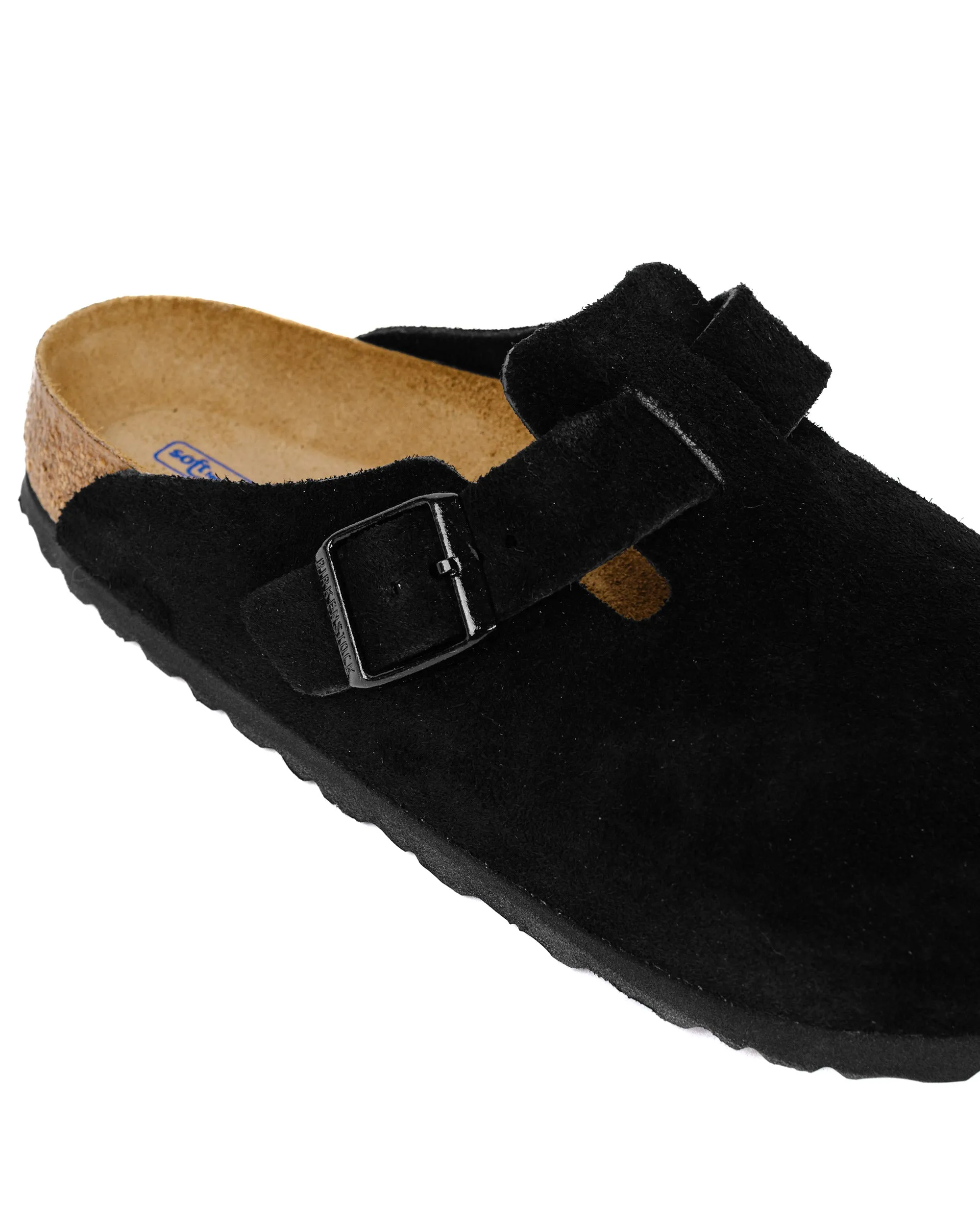 Pavement Ready Birkenstock Boston Black Suede