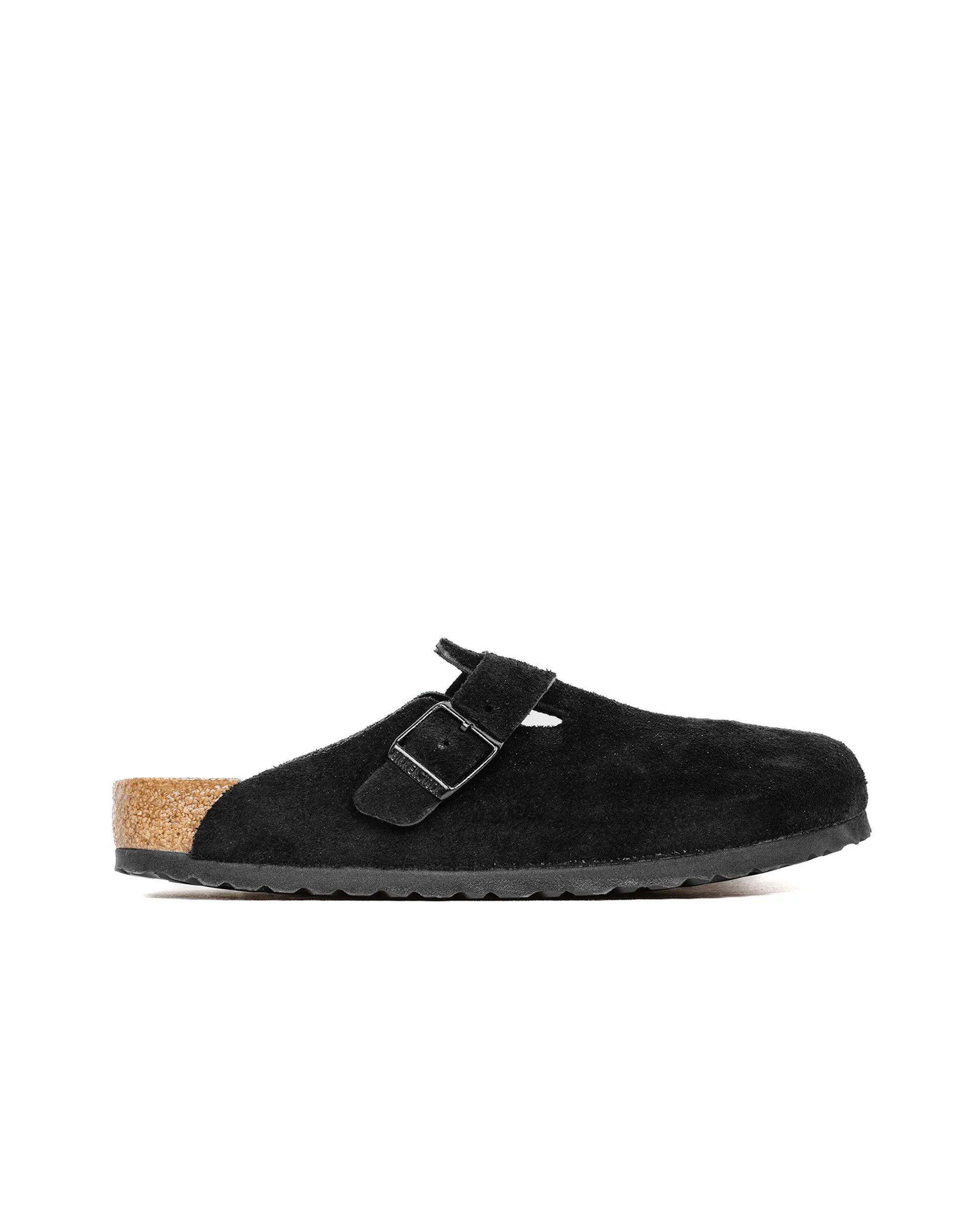Birkenstock Boston Black Suede Style Choice