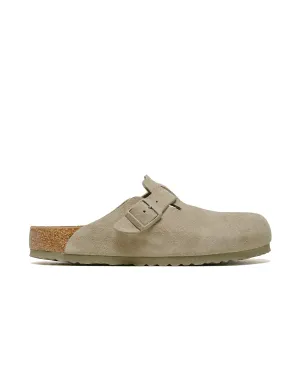 Dawn Pace Birkenstock Boston Faded Khaki Suede