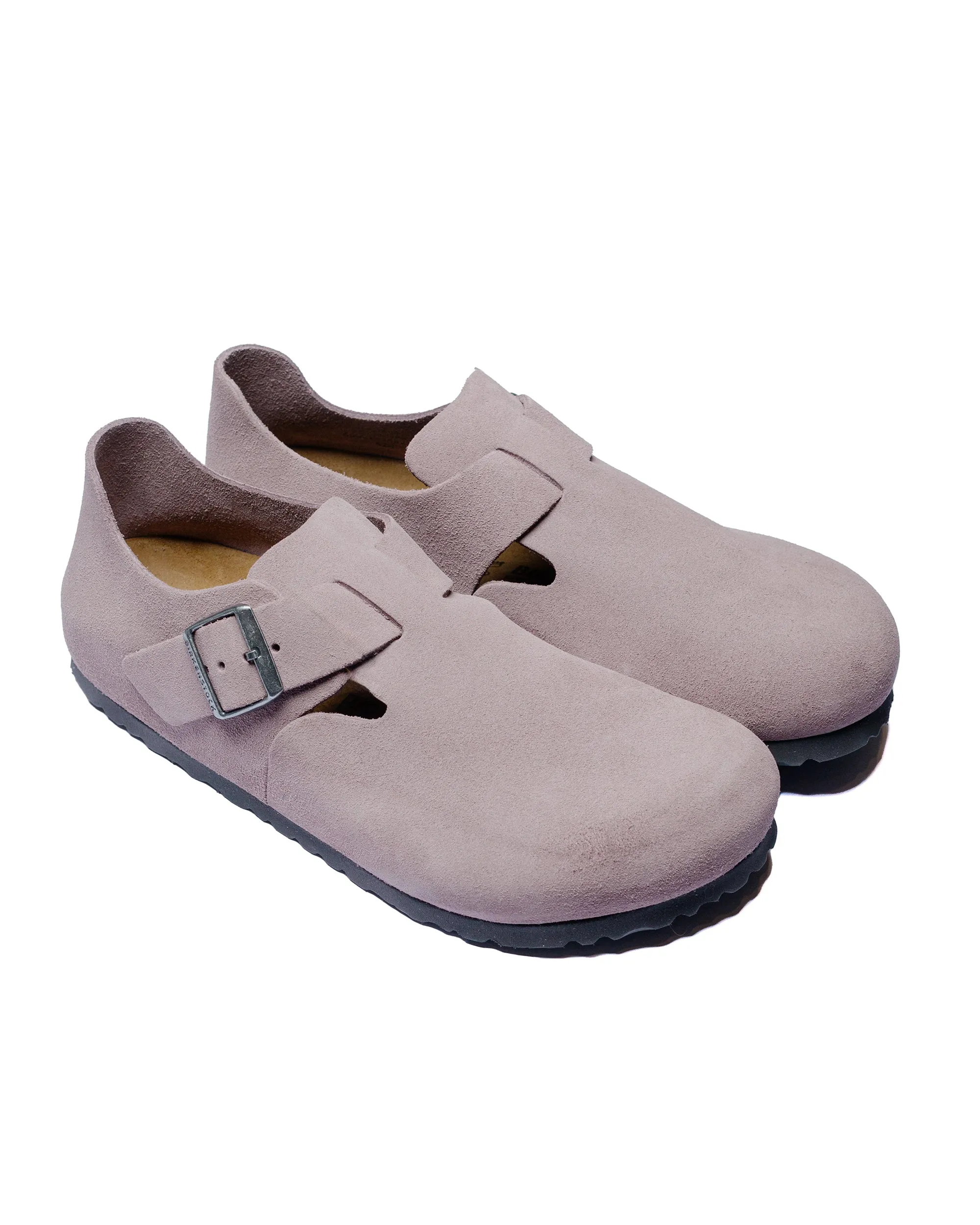 Birkenstock London Faded Purple Suede Urban Ready