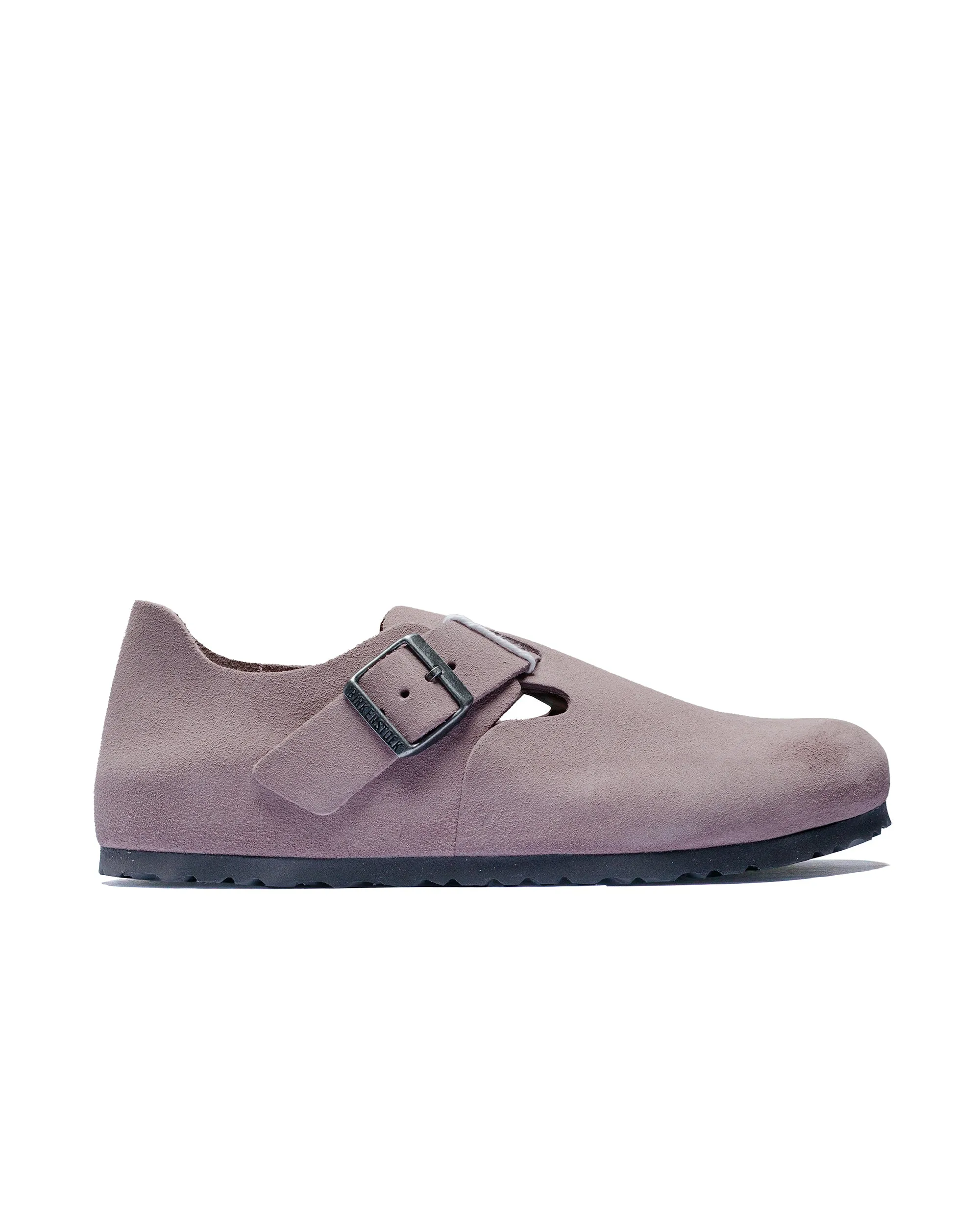 Step Support Guide Step Birkenstock London Faded Purple Suede