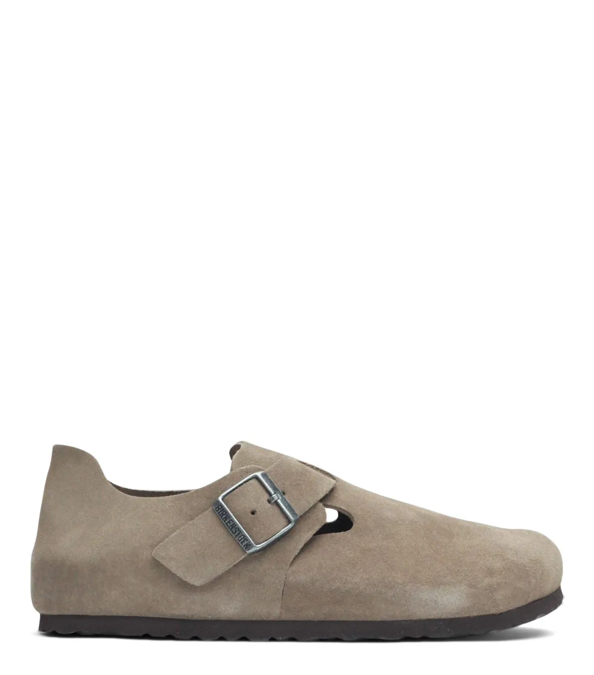 Birkenstock London Suede Taupe foot fashion