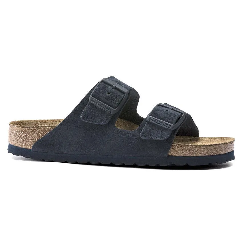Breath Arch Sandal Upgrades Birkenstock Men's Arizona Soft Footbed Navy Night Suede