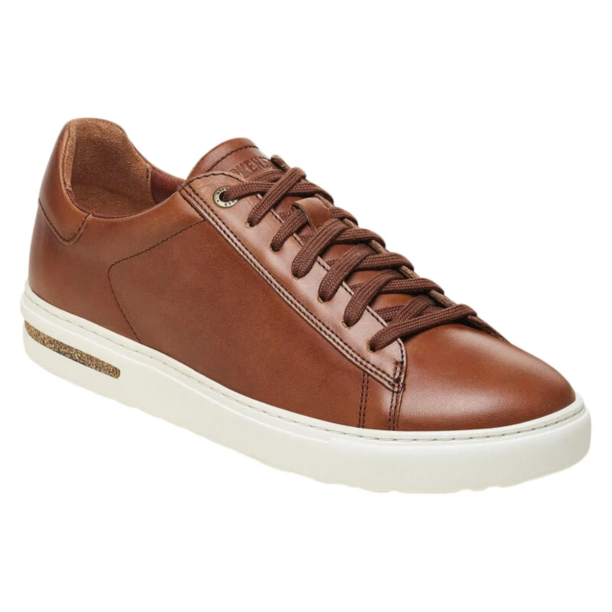 Birkenstock Men's Bend Cognac Leather City Snap Sturdy Outsole