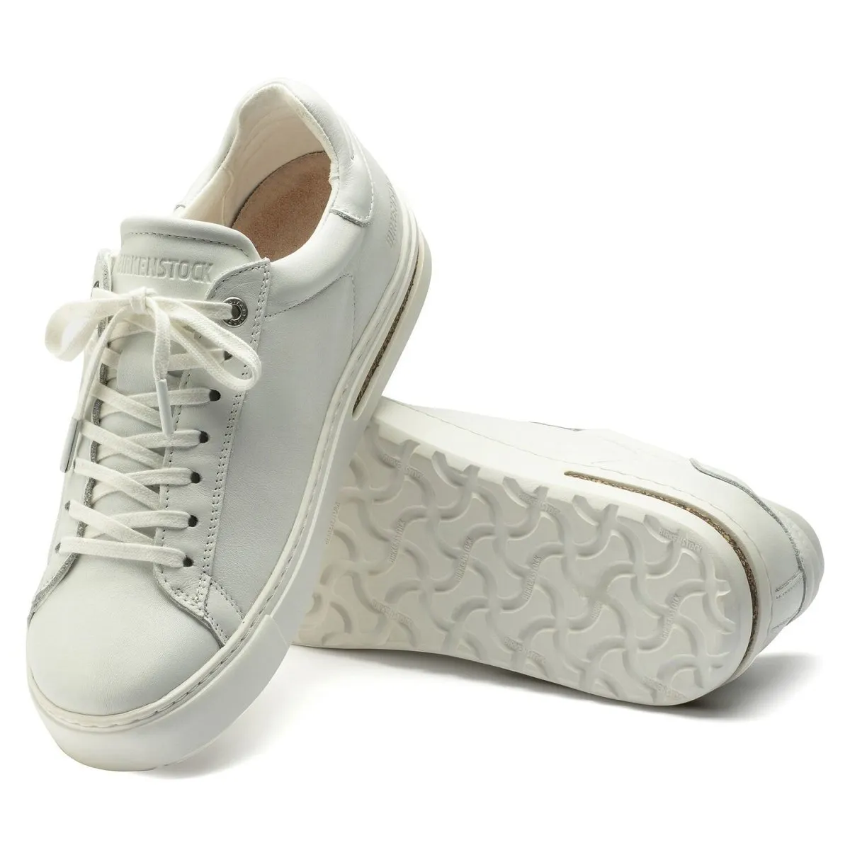 Birkenstock Men's Bend White Leather Outfit Friendly