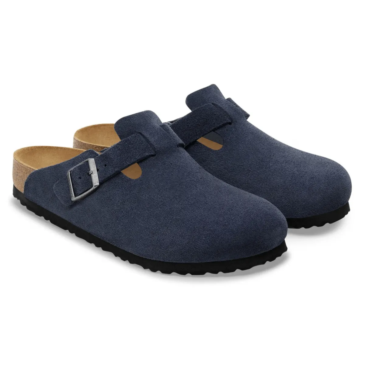 Birkenstock Men's Boston New Navy Suede Run Light