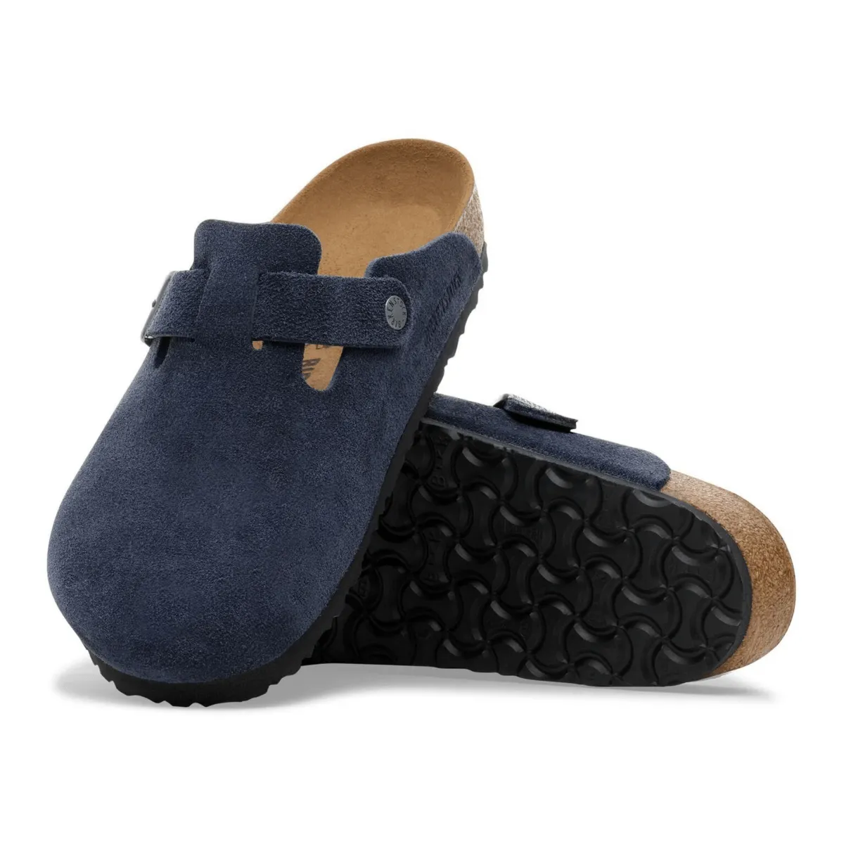Birkenstock Men's Boston New Navy Suede Urban Activity Easy Packing