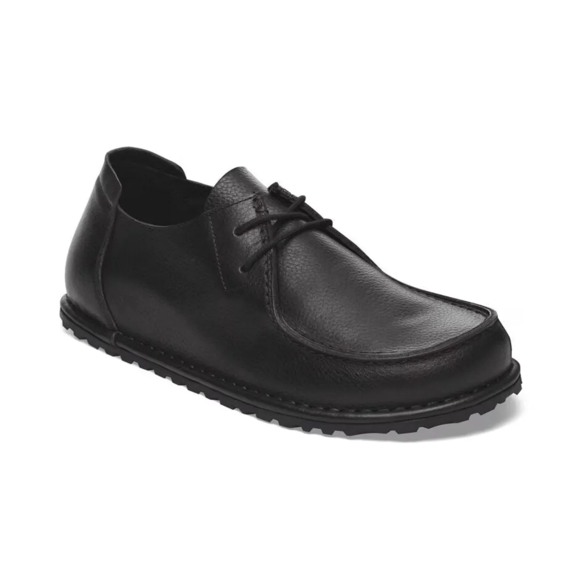 Birkenstock Men's Utti Lace Black Leather Smooth Lines Goal Step