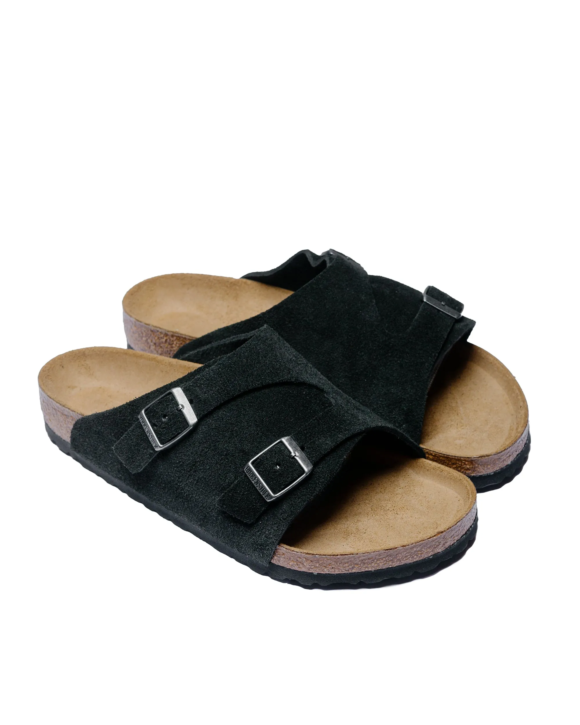 Birkenstock Zurich Suede Black Step Flow Trendy Footwear