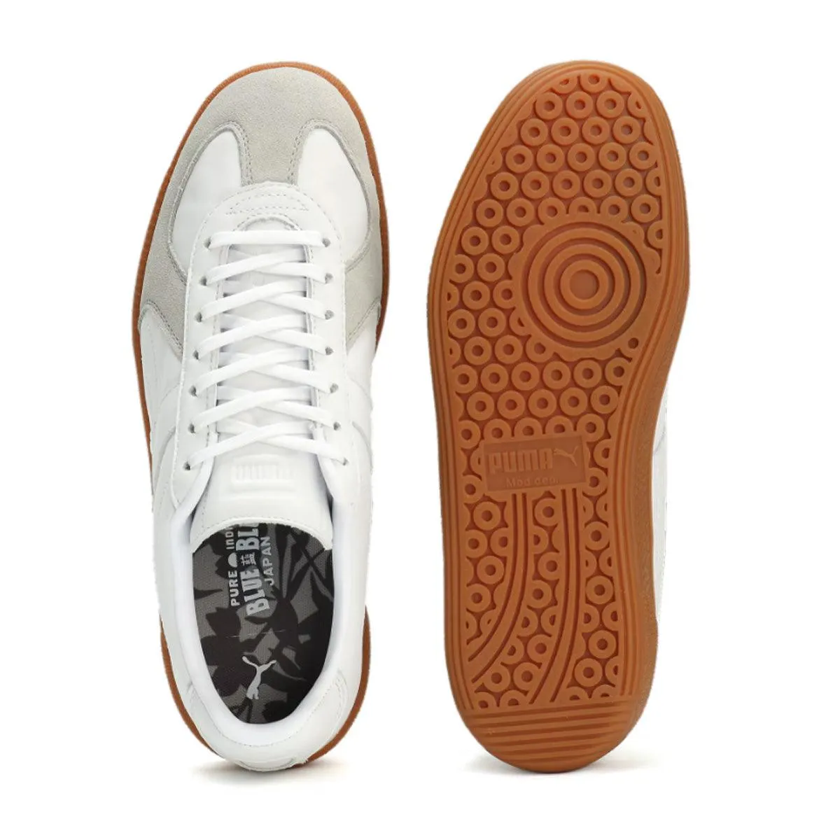 Dawn Walk Slip Ease   Blue Blue Japan Army Trainer 'PUMA White'