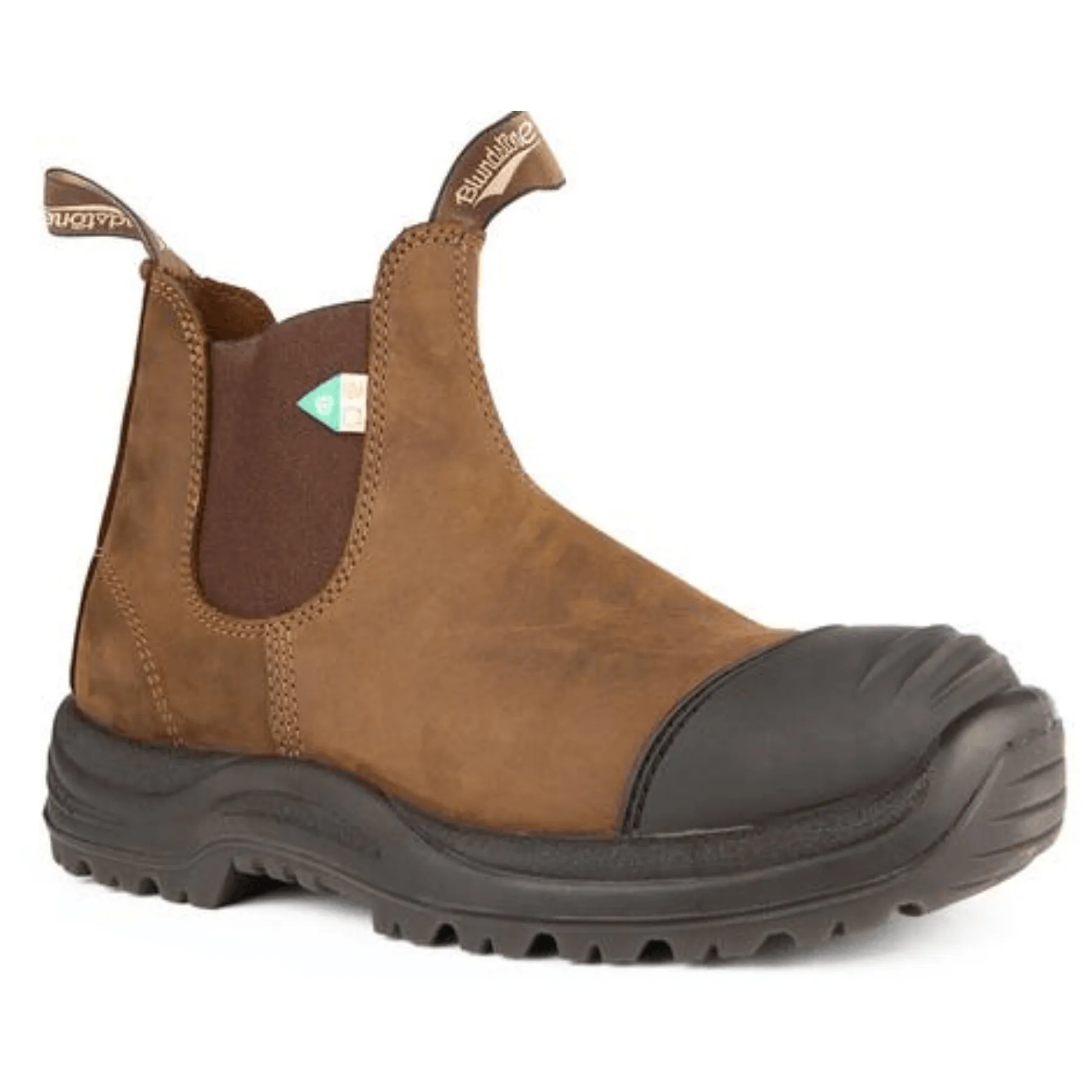 Blundstone 169 - Work & Safety Rubber Toe Cap - Saddle Brown Smart Look Comfortable Straps