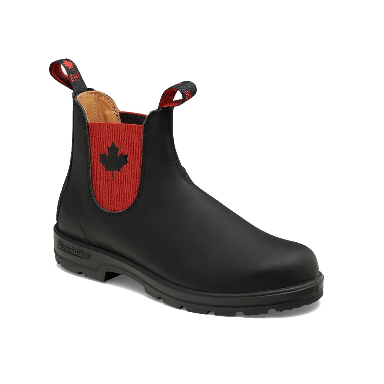 Blundstone Eh! Boot Black w/Red Elastic - 1474 Outdoor Purpose Thin Sole