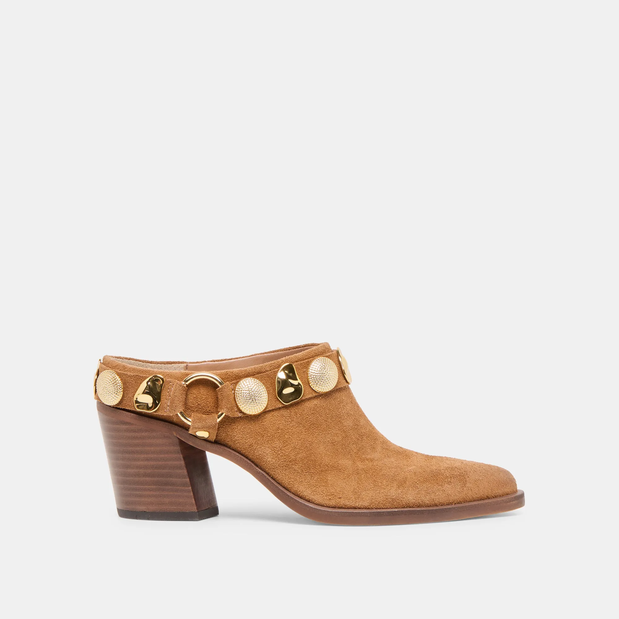 KANYON HEELS BROWN SUEDE Comfortable Padding