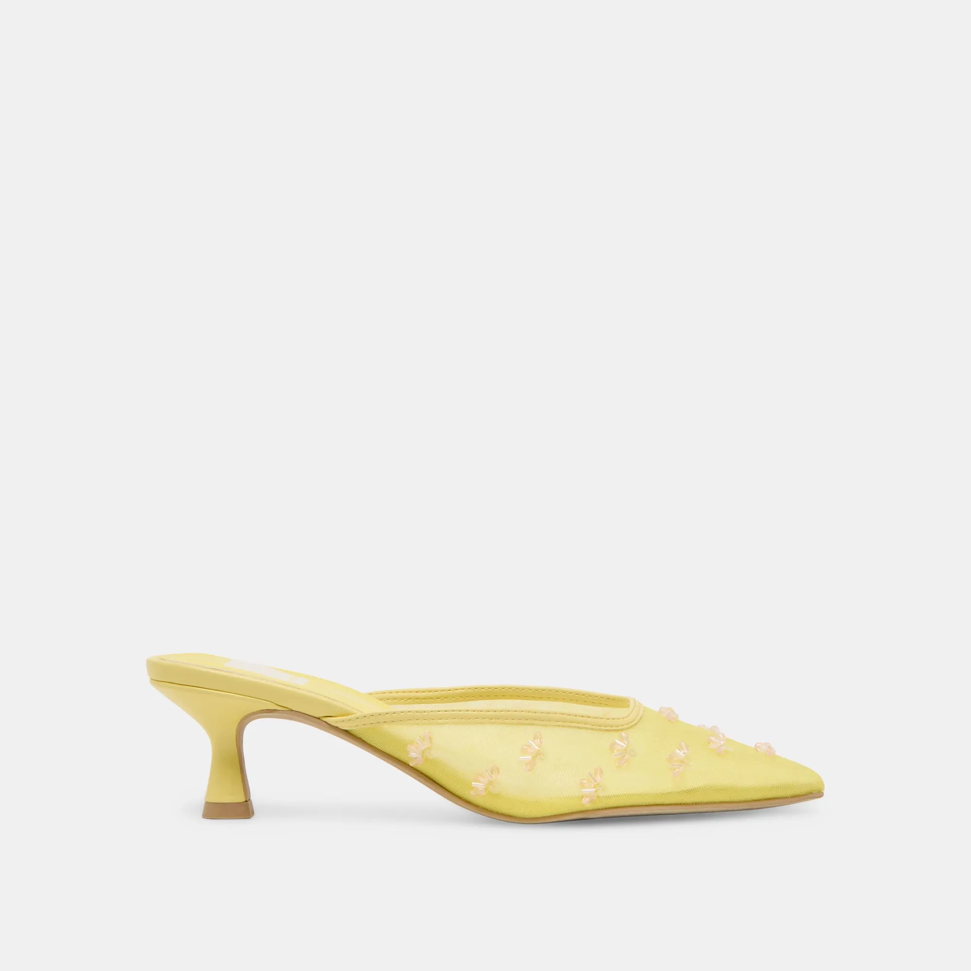CLARA HEELS LEMON MESH Ankle Strap Heels Bridal Wedding Heels