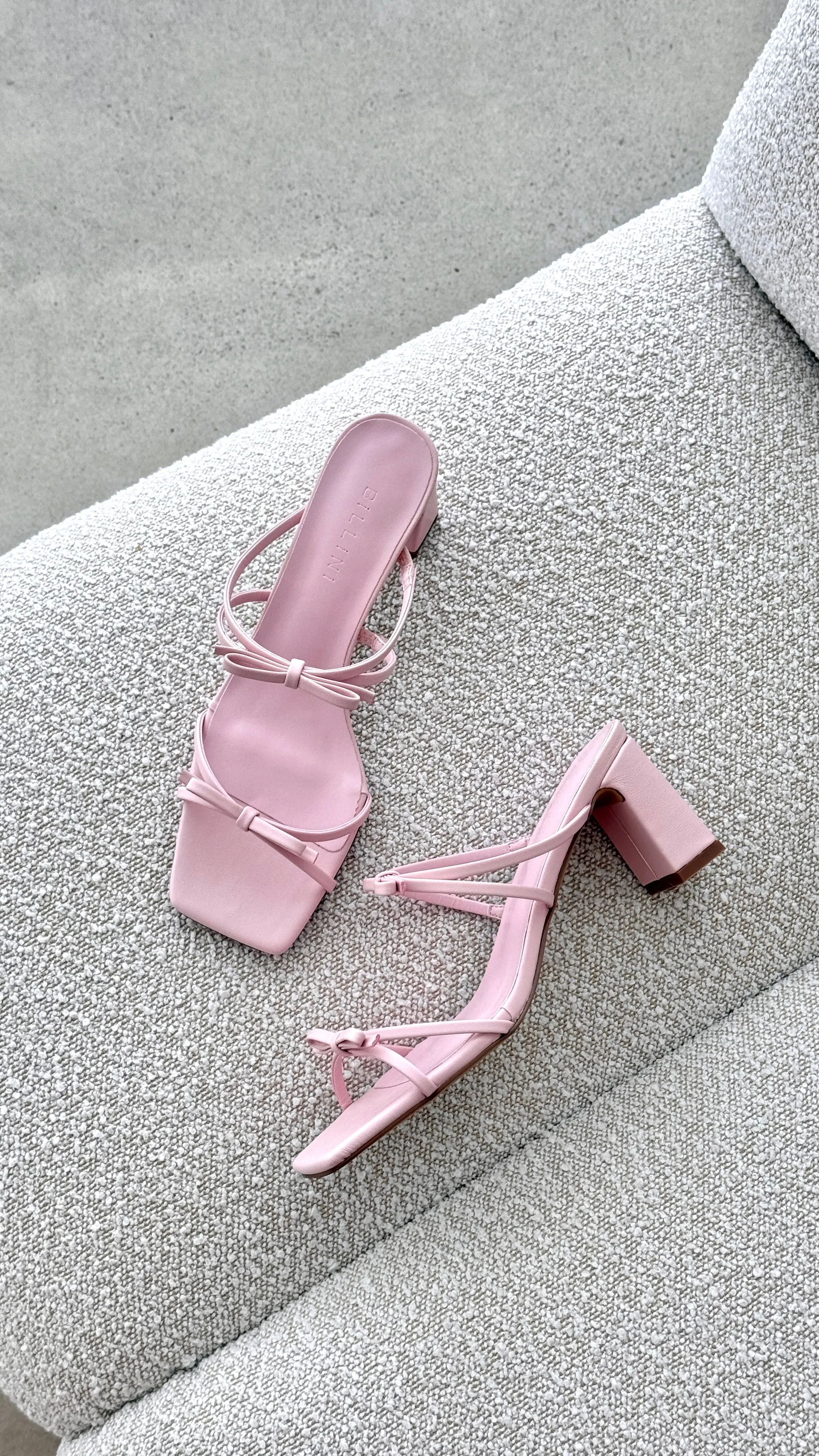 Ilkie Heel - Baby Pink Pointed Shoes