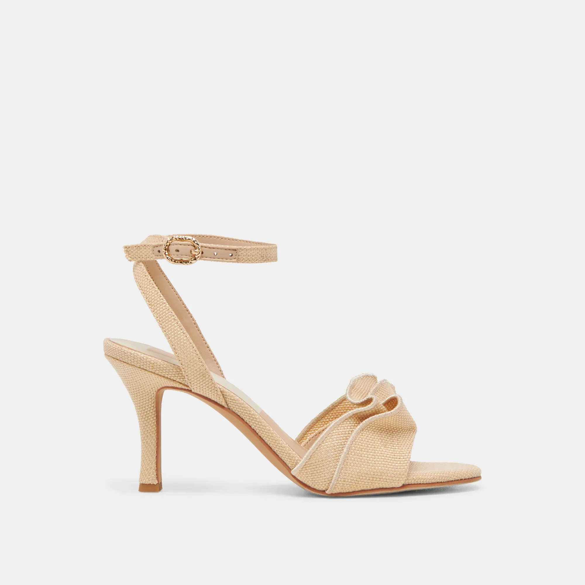 Comfortable Day Pumps Professional Heels LUNETE HEELS LT NATURAL WOVEN RAFFIA