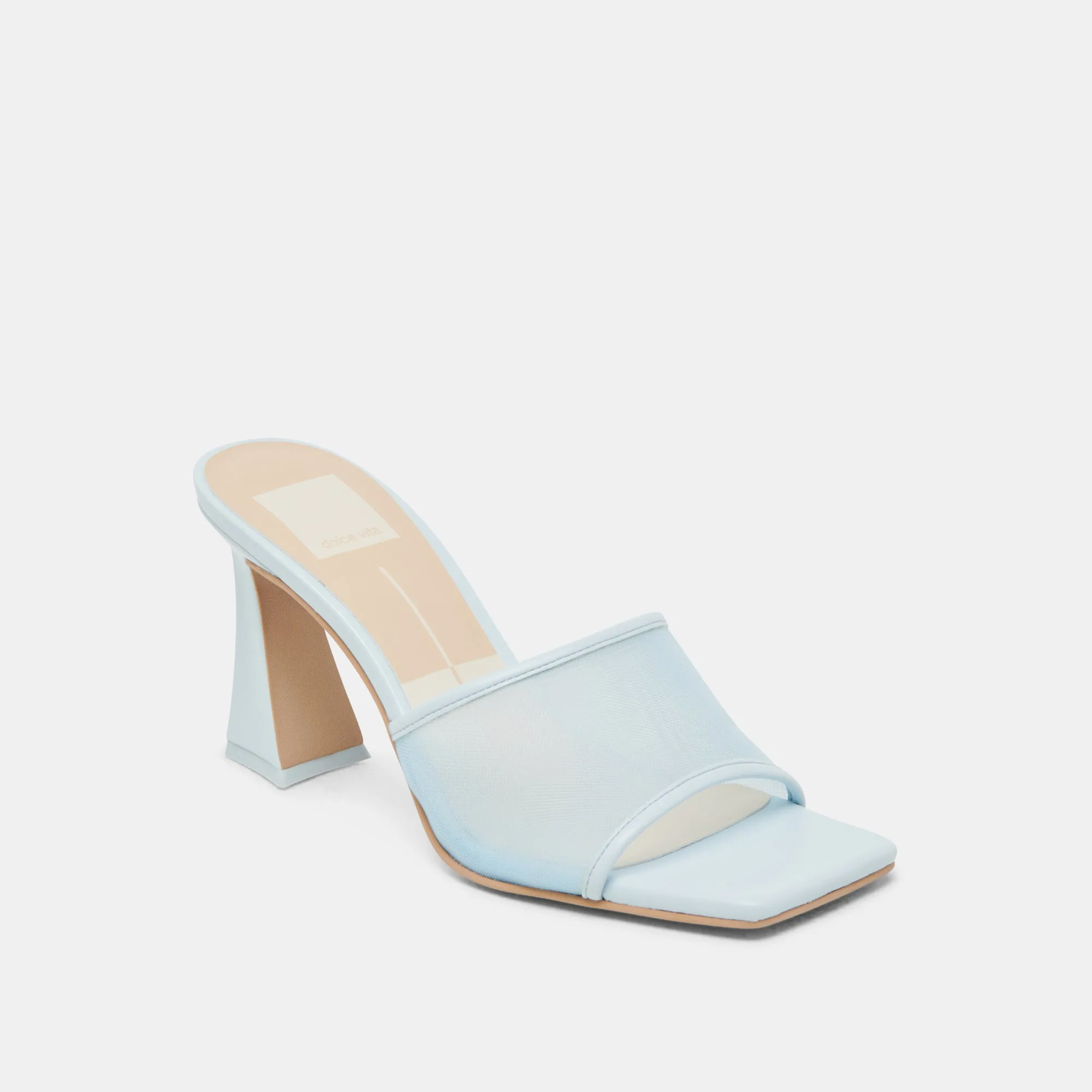 Good elasticity NARDA HEELS ICE BLUE MESH