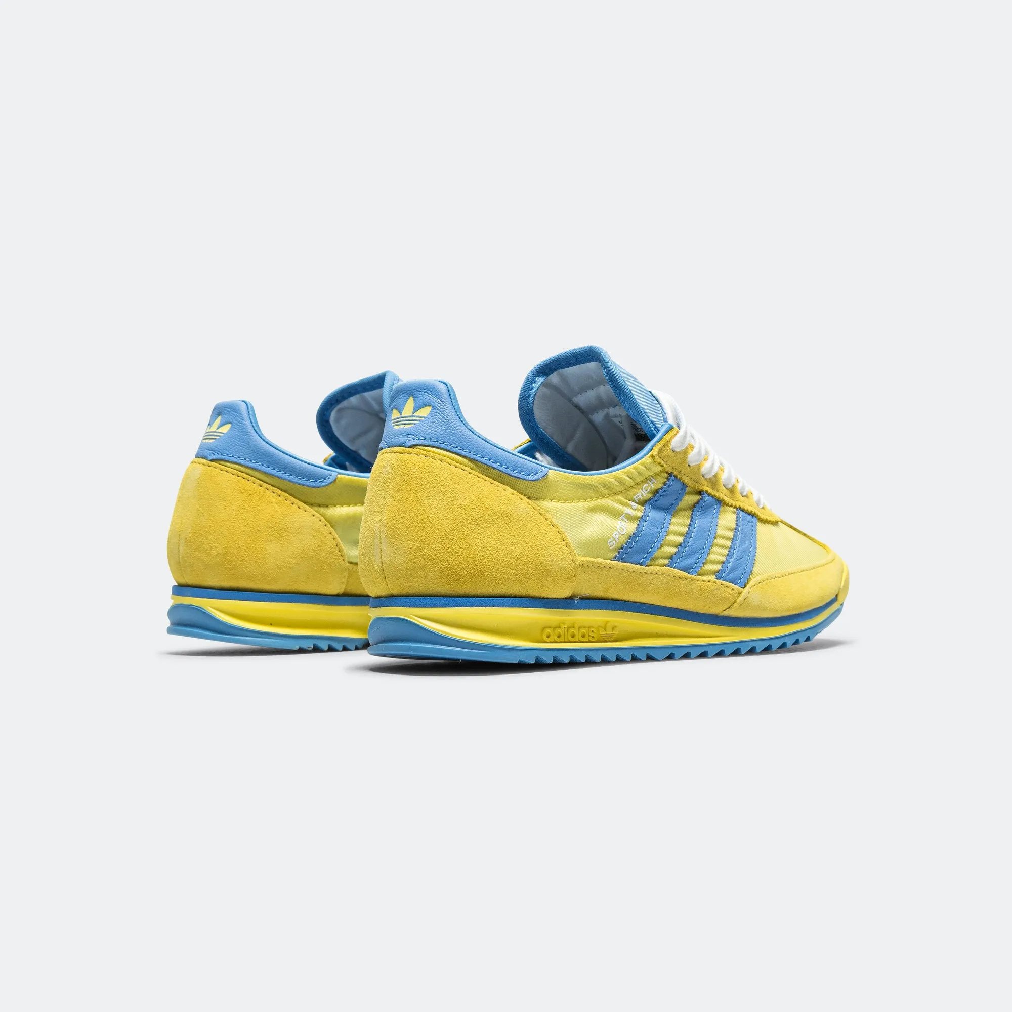Womens SL72 x Sporty & Rich - Light Yellow/Real Blue-Footwear White Go Active 3D printed midsole