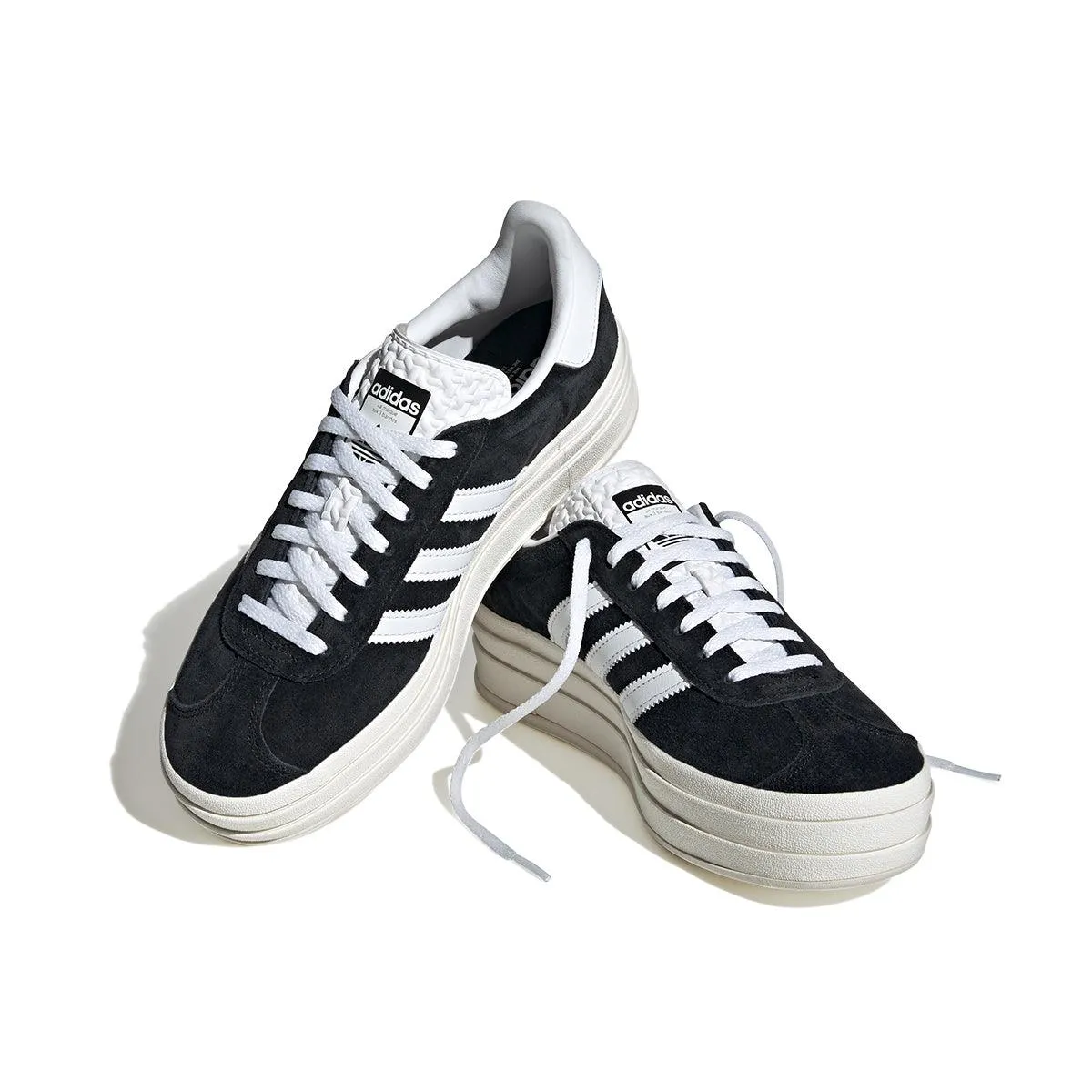 Wmns Gazelle Bold 'Black White' Everyday Essential Support Zone