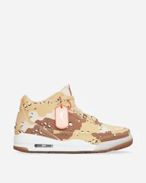 Women's Air Jordan 3 Retro Sneakers Dark Driftwood / Sail Grip Power