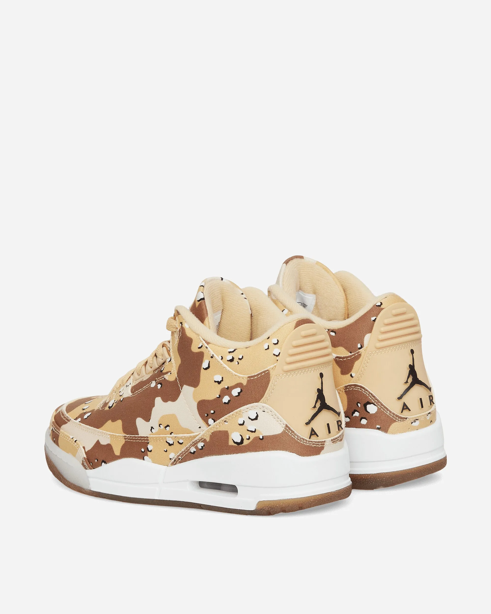 Women's Air Jordan 3 Retro Sneakers Dark Driftwood / Sail Street Ease Grab Quick