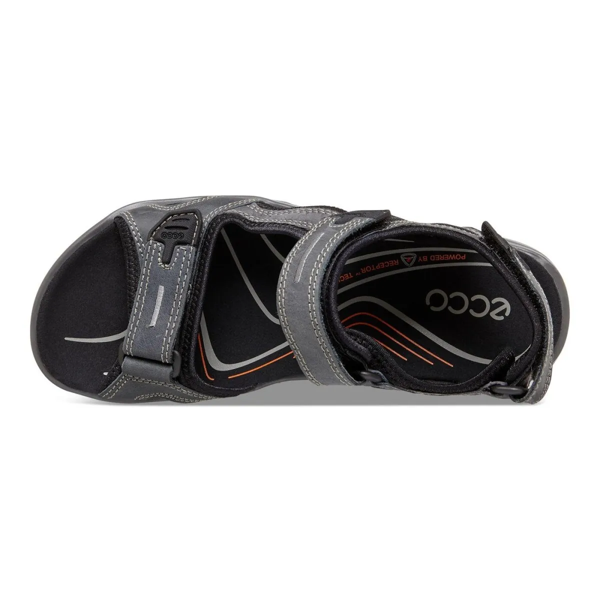 ECCO Men's Yucatan Sandal Marine Blue Comfortable beach sandals Travel sandals