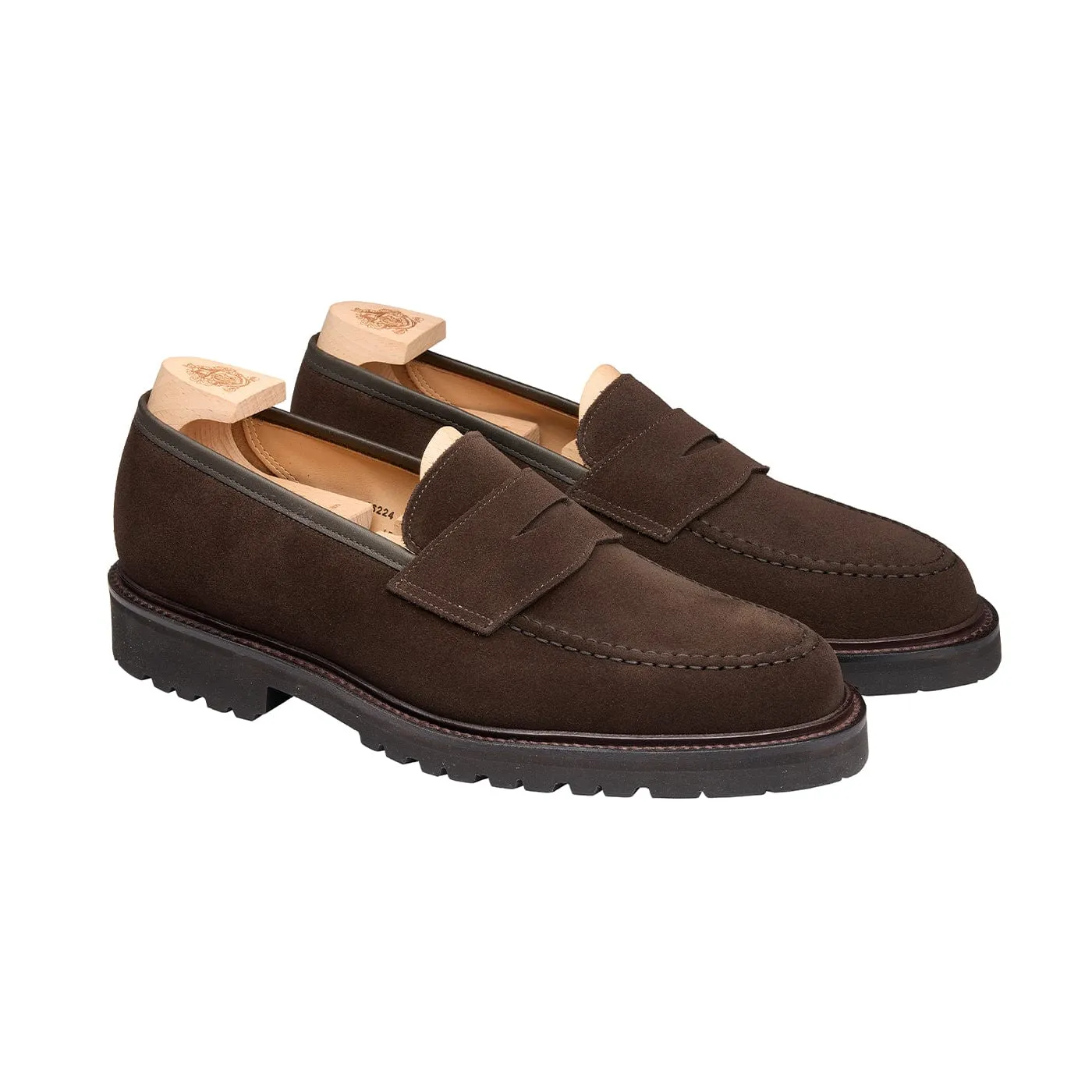 Boston 2 Dark Oak Suede Breathable Cushioning