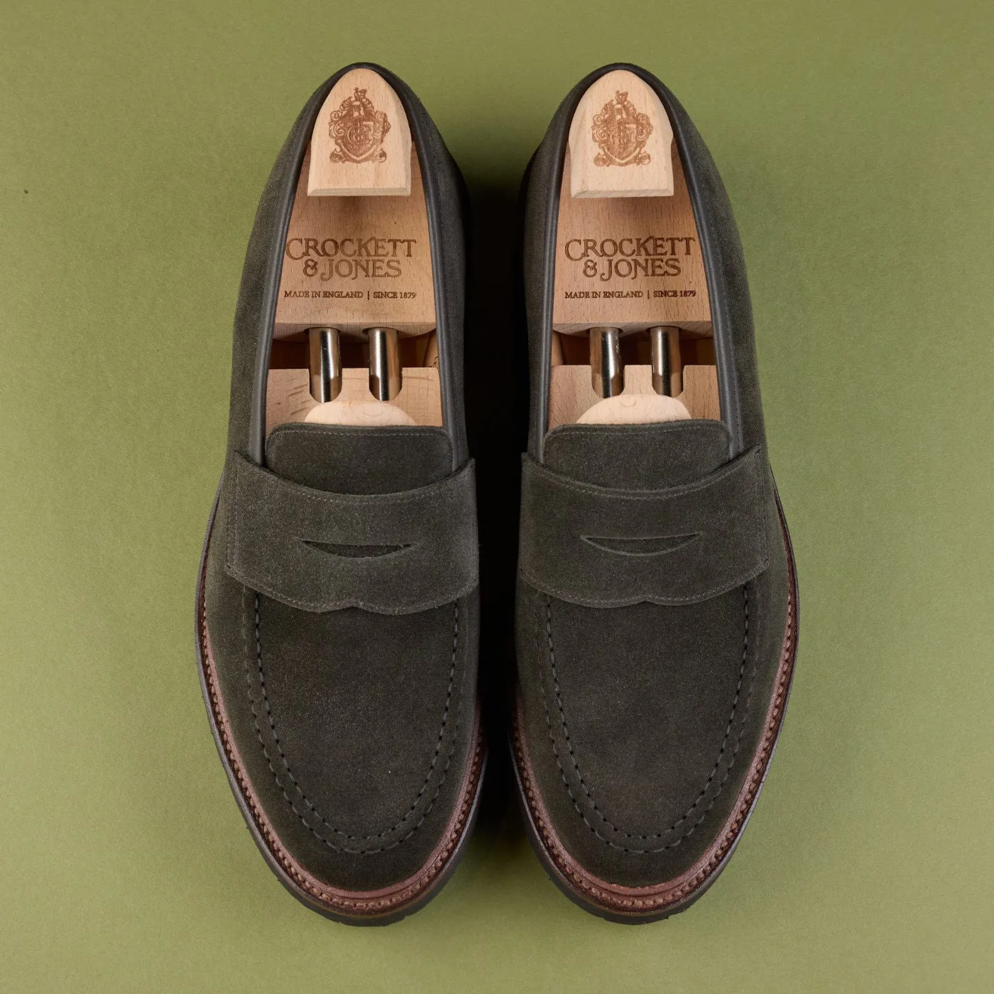 Daily Firm Boston 2 Earth Green Suede
