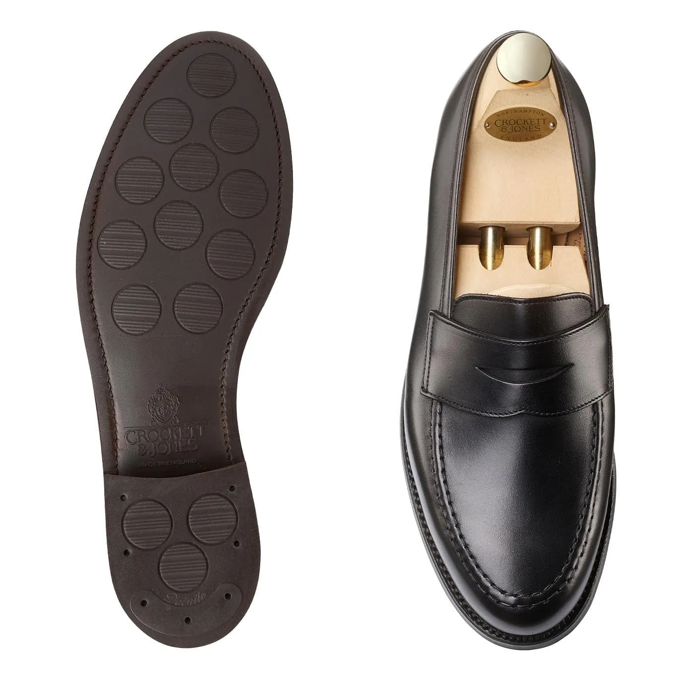 Classic Fit Boston Black Calf (City Sole)