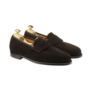 Non-Slip Footwear Boston Black Suede