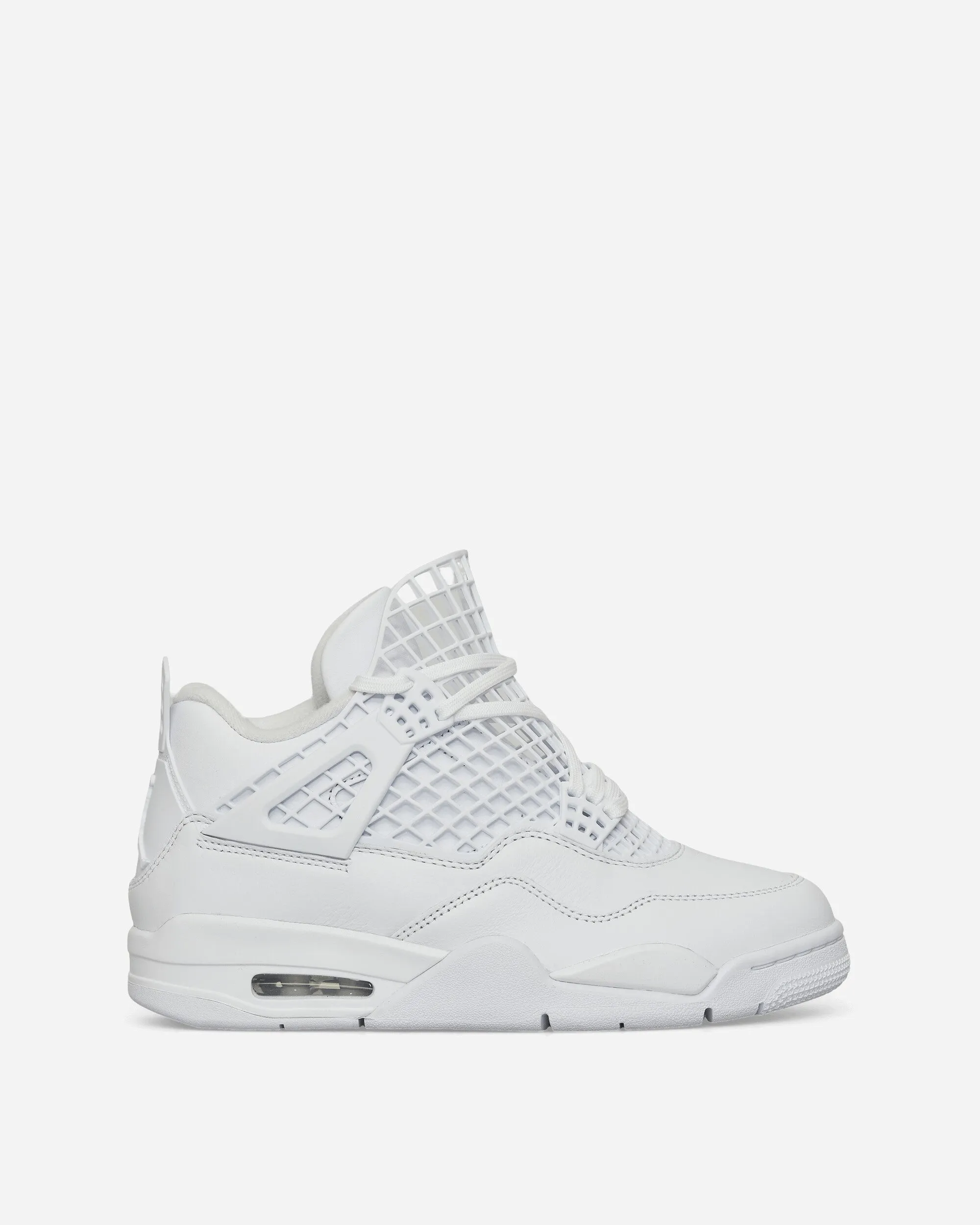 Relaxed Design Walk Comfortably Women's Air Jordan 4 Net Sneakers White