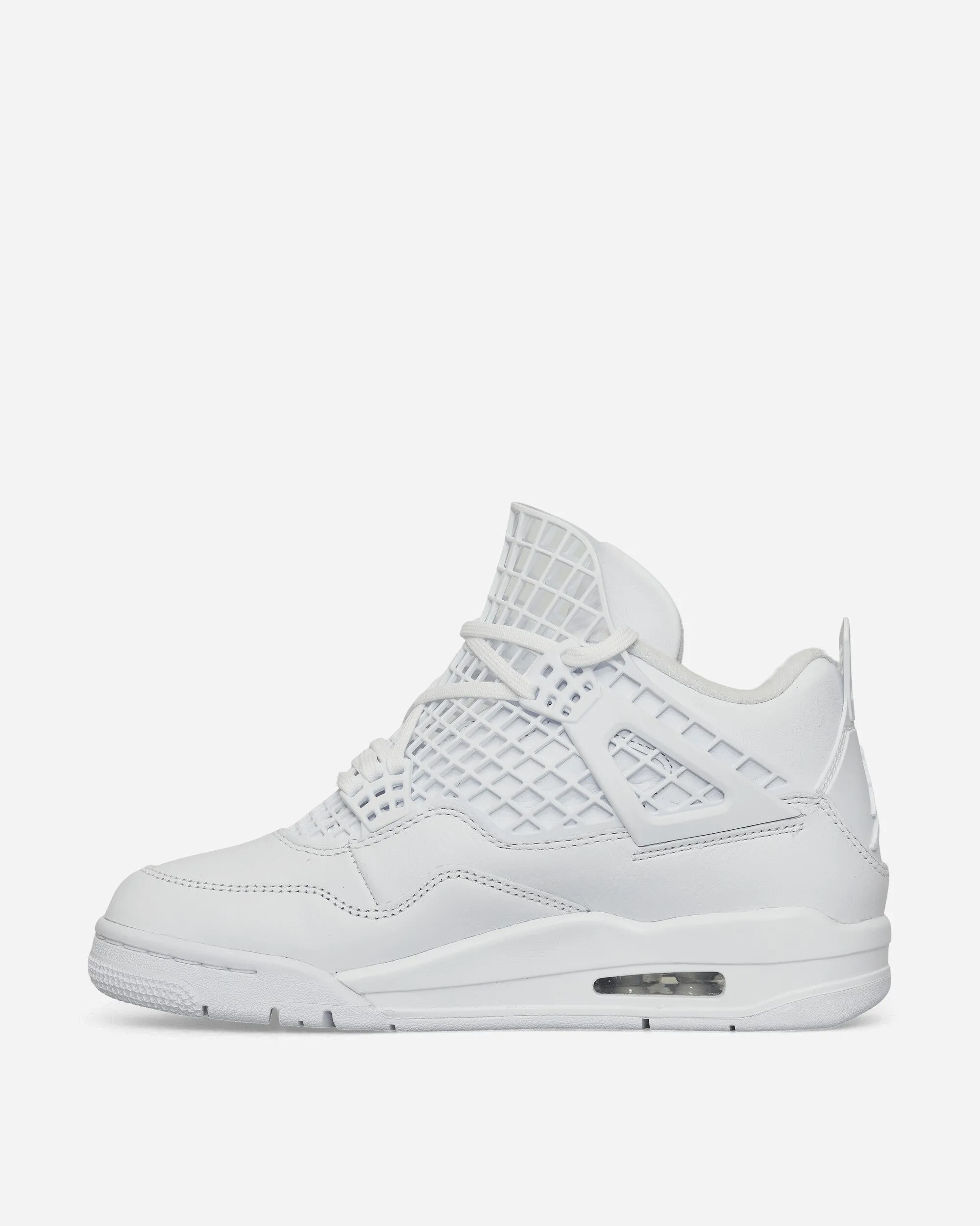 Women's Air Jordan 4 Net Sneakers White Neutral Gear Korean Mood