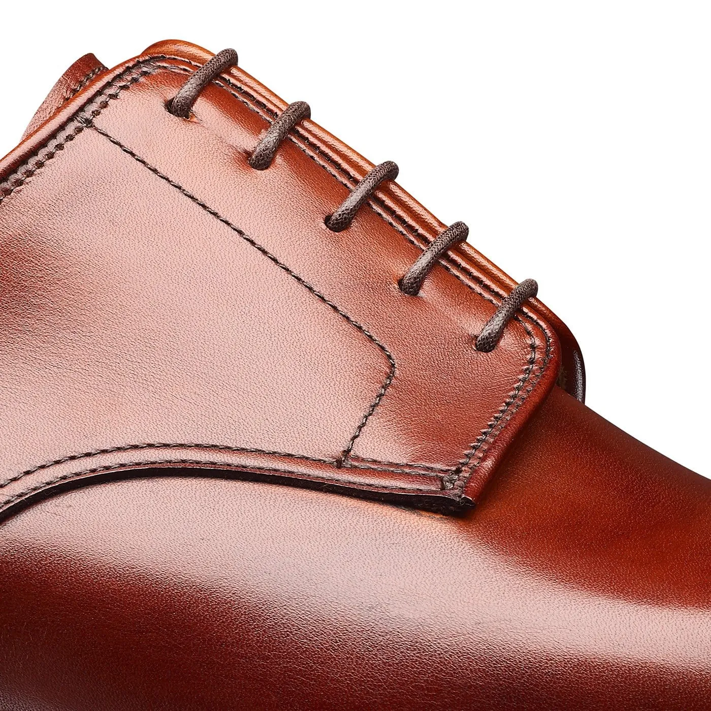 Lightweight Formal Fit Leather Soles Bradford Chestnut Burnished Calf