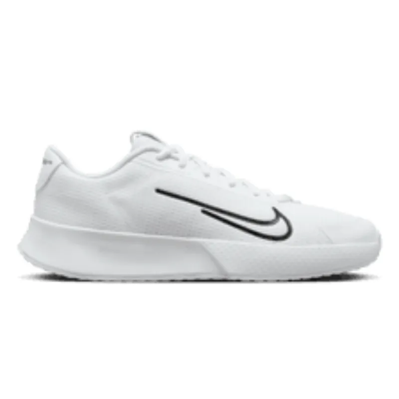 Casual Look Nike Court Vapor Lite 2 White/Black Men Hard Court Tennis Shoes