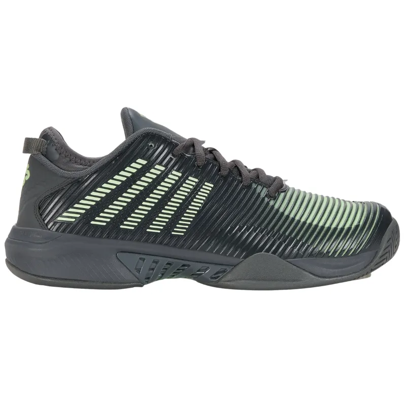 Breathable Upper K Swiss Hypercourt Supreme AC Mens Tennis Shoes  - Urban Chic / Green