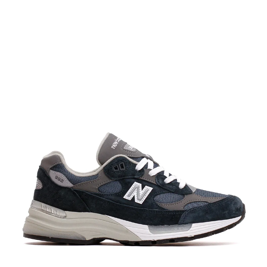 Mobile App Integration New Balance Unisex Made in USA 992 Navy U992NY