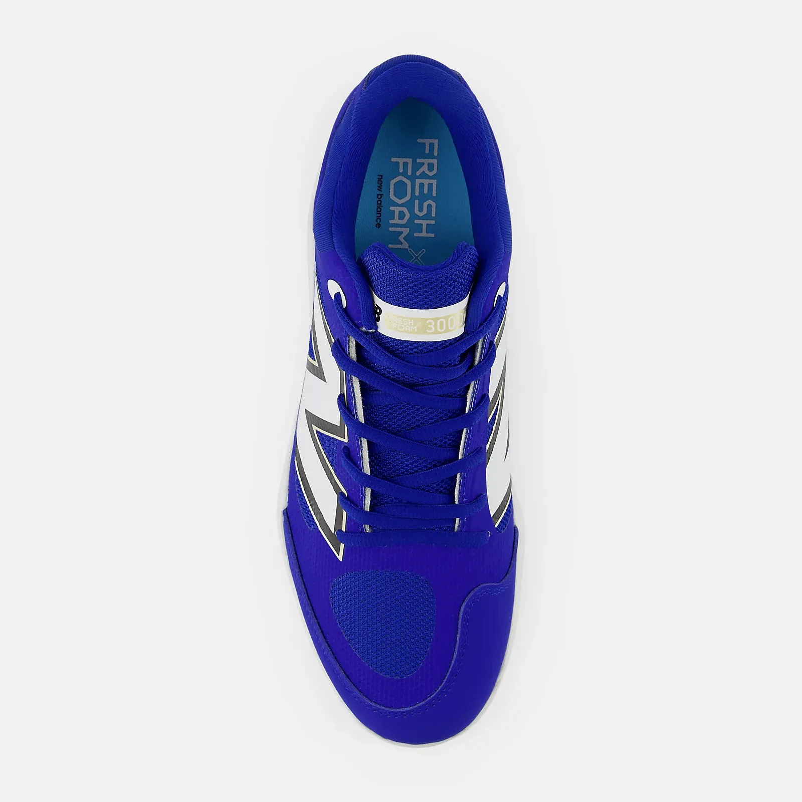 Lightweight Fit Comfortable Wear New Balance Men's Fresh Foam X 3000 v7 Metal Baseball Cleats - Royal - L3000TB7