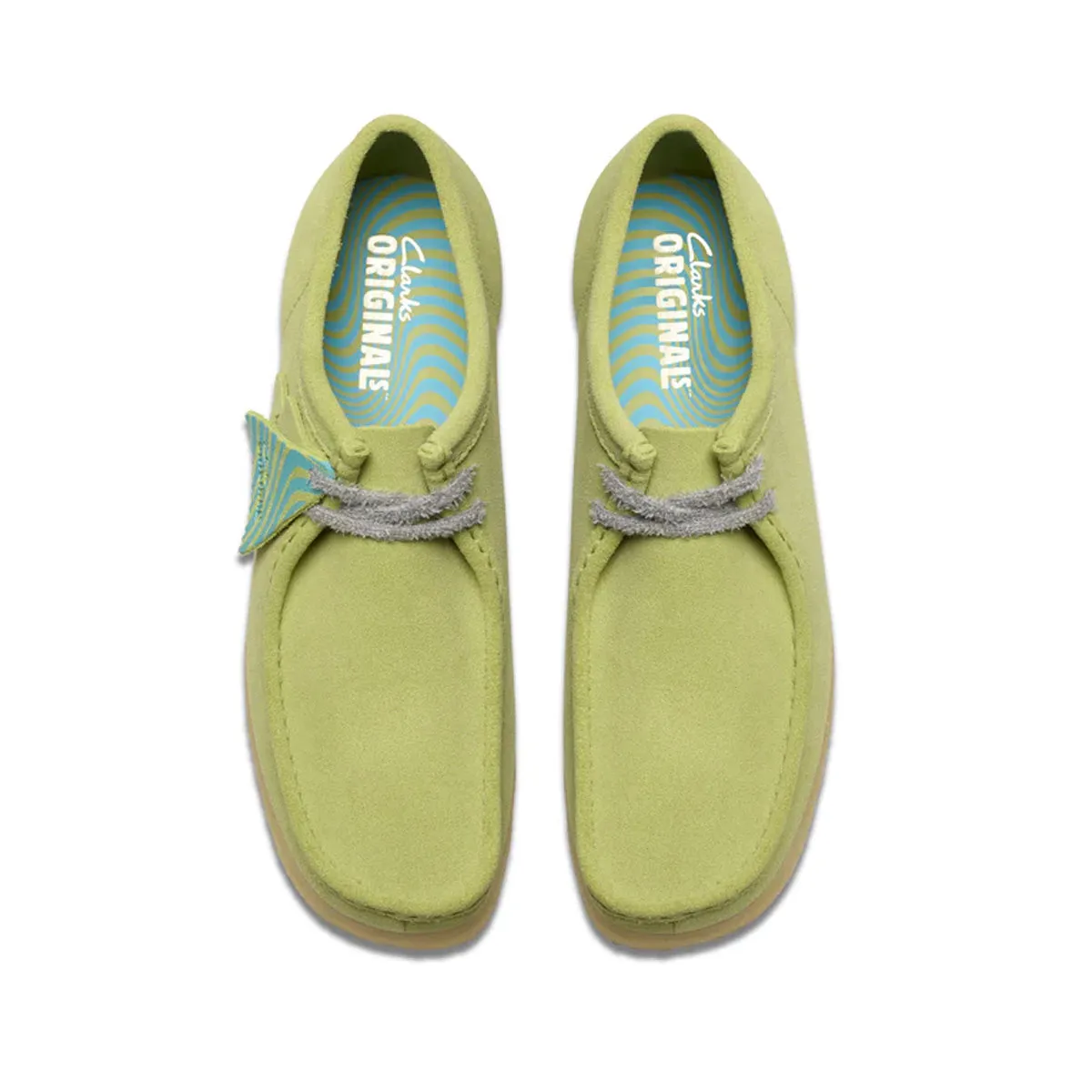 Wallabee 'Pale Lime' Contoured Footbed Lightweight Ease