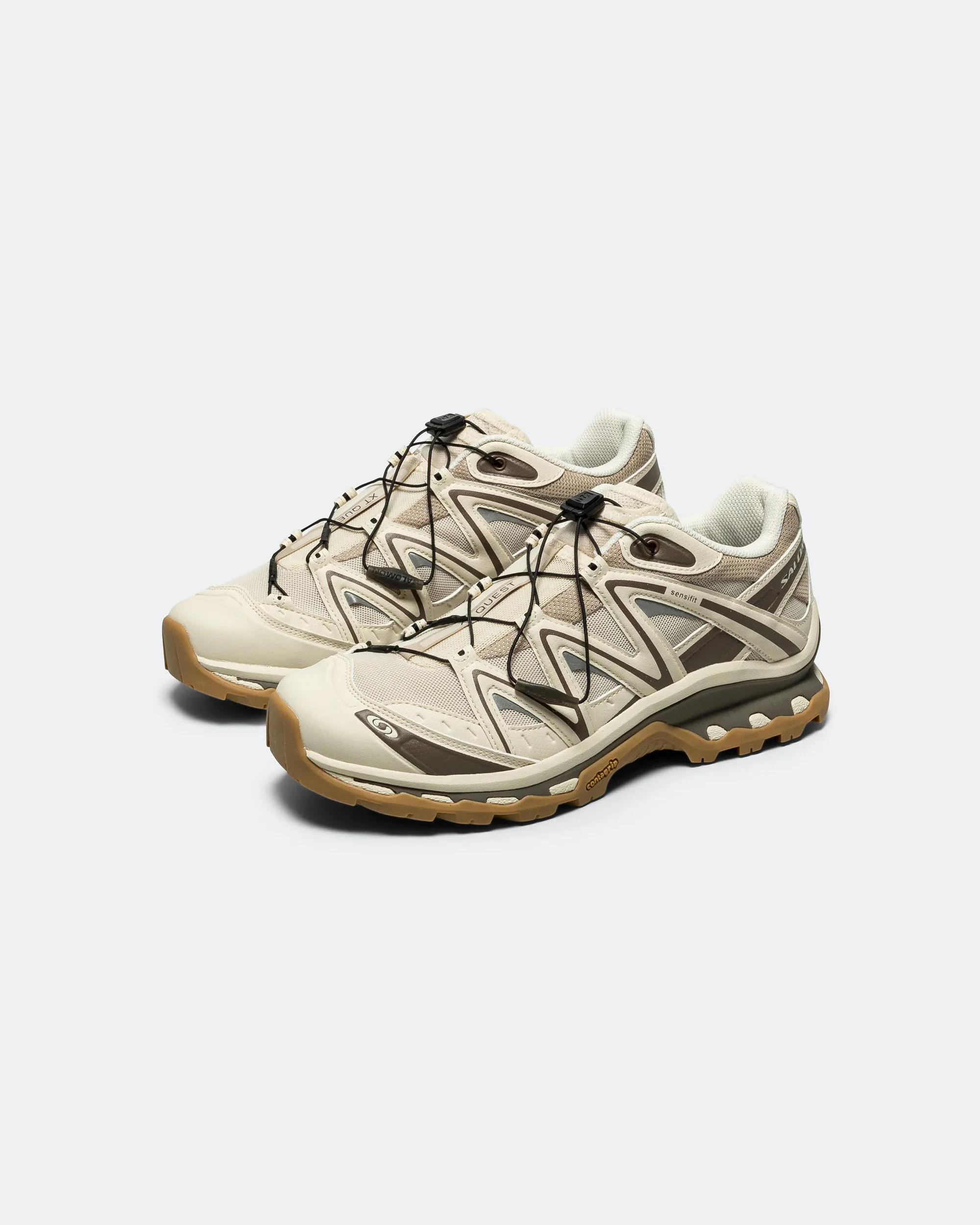 XT-Quest - Almond Milk/Falcon-White Pepper Recycled Outsole Material