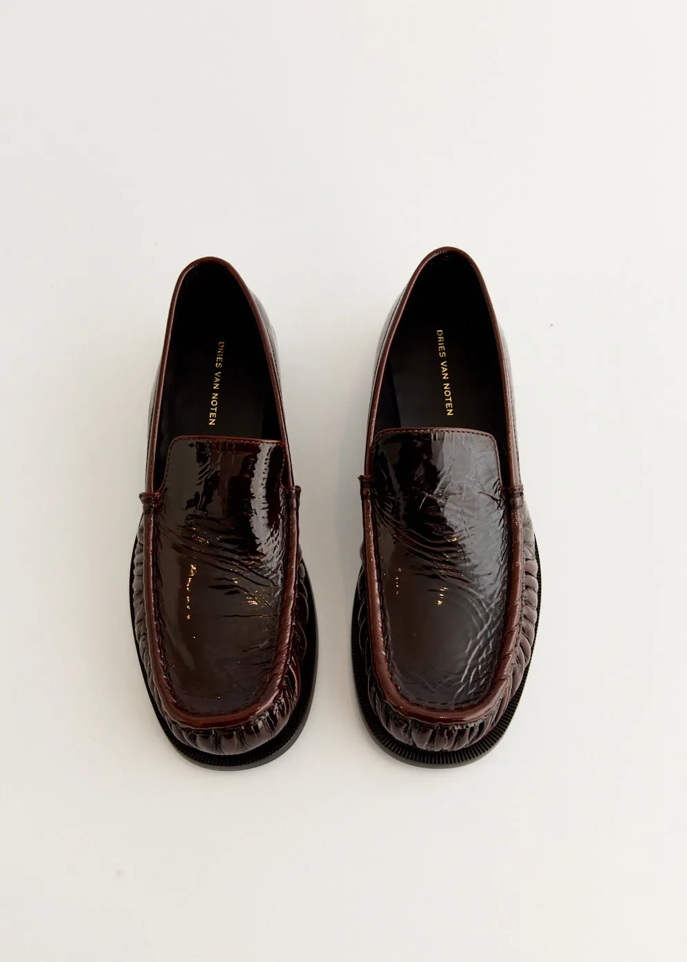 Breathable Tongue Leather Loafers Clean Aesthetic Breathable Liner