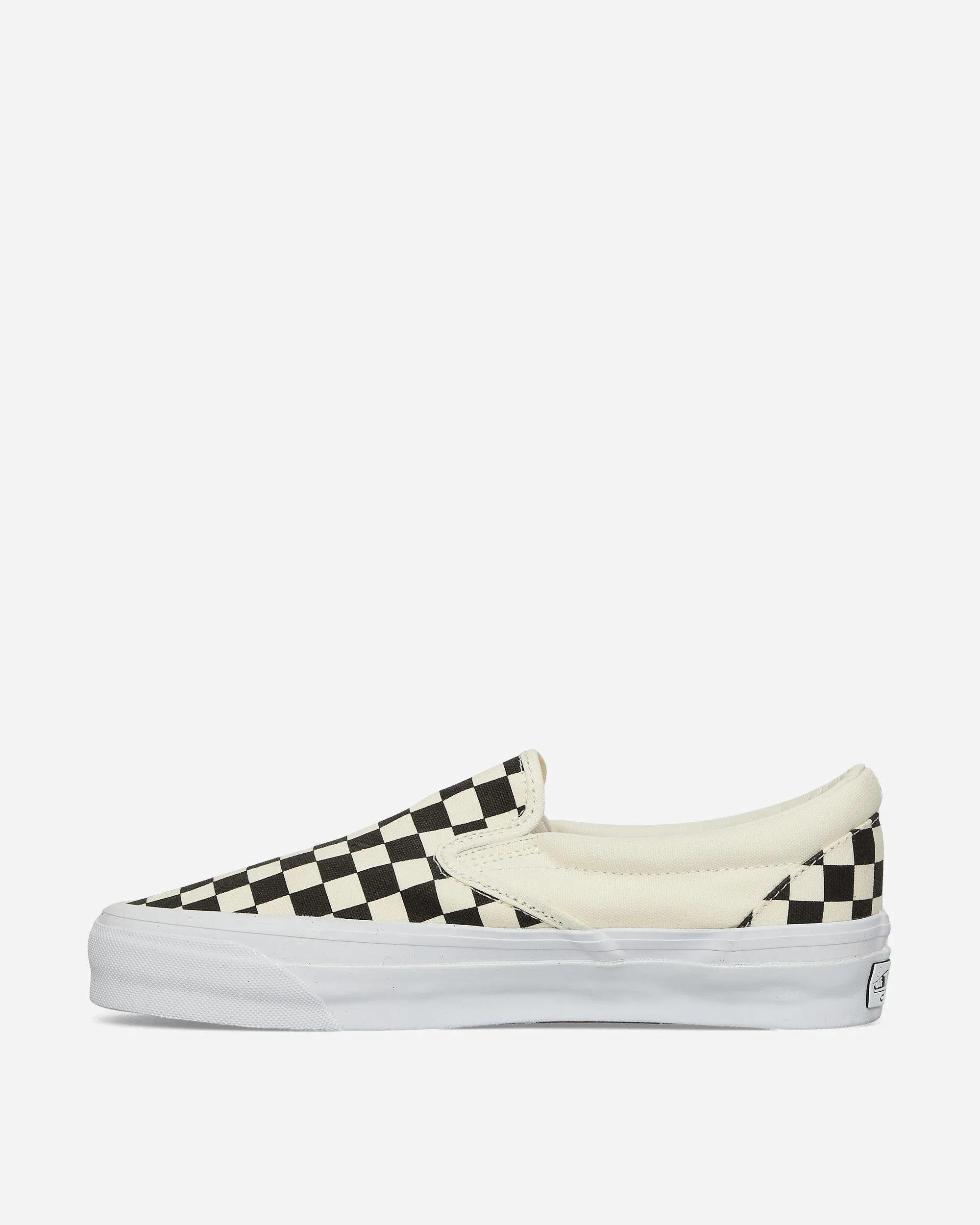 Slip-On Reissue LX 98 Sneakers Checkerboard Black / Off White Sleek Finish Out And About