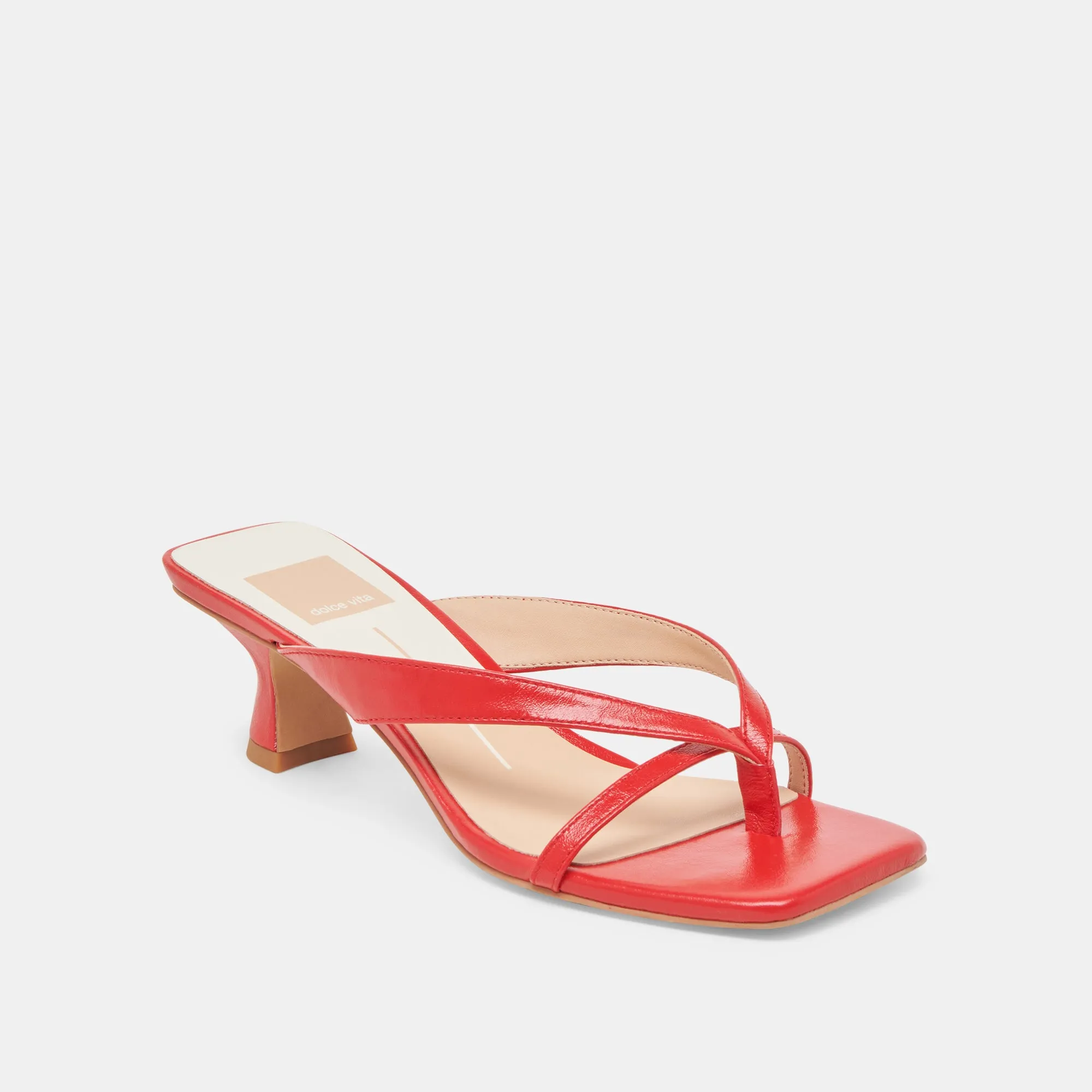 BREVEL HEELS CHILI LEATHER Elastic laces