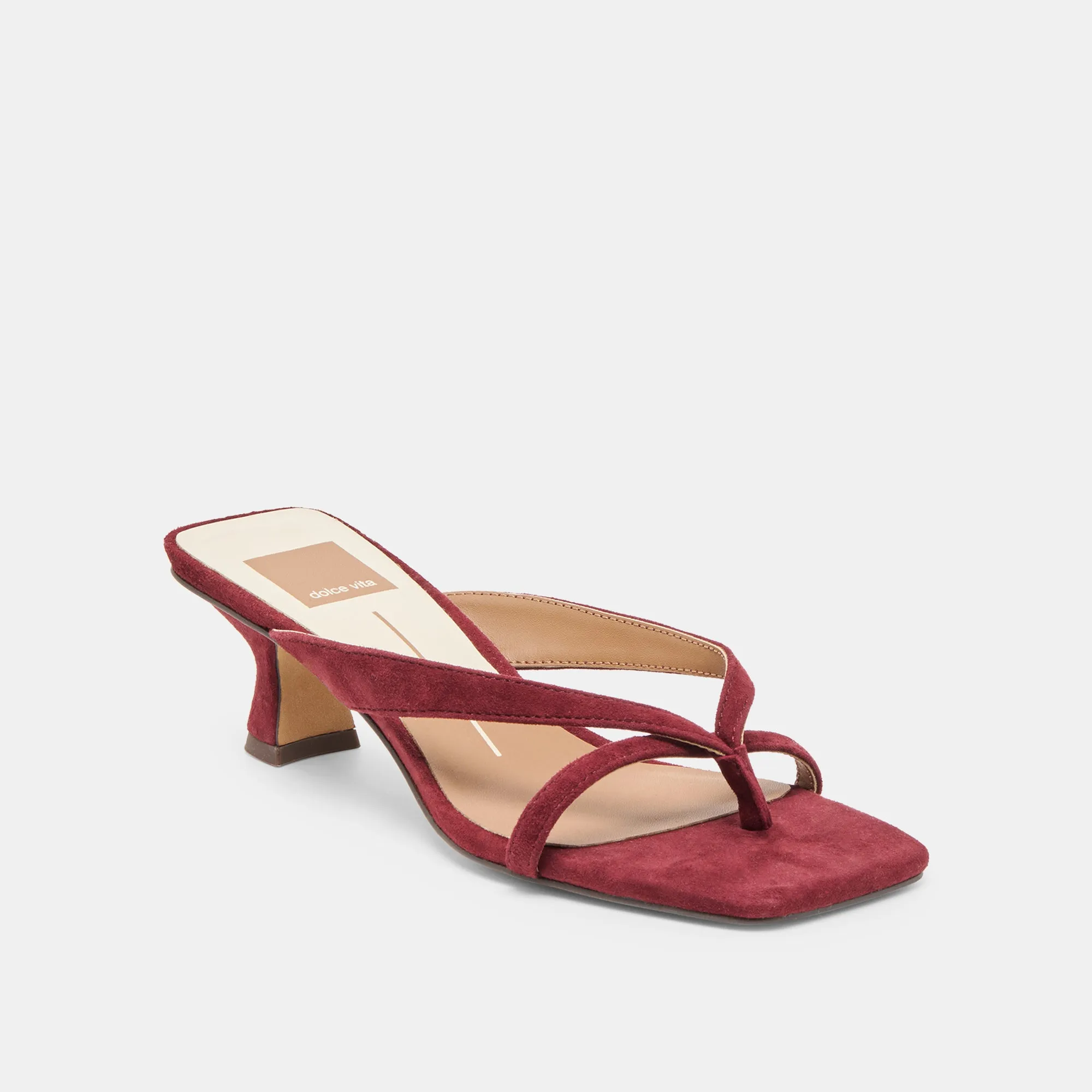 BREVEL HEELS OXBLOOD SUEDE Wear resistant