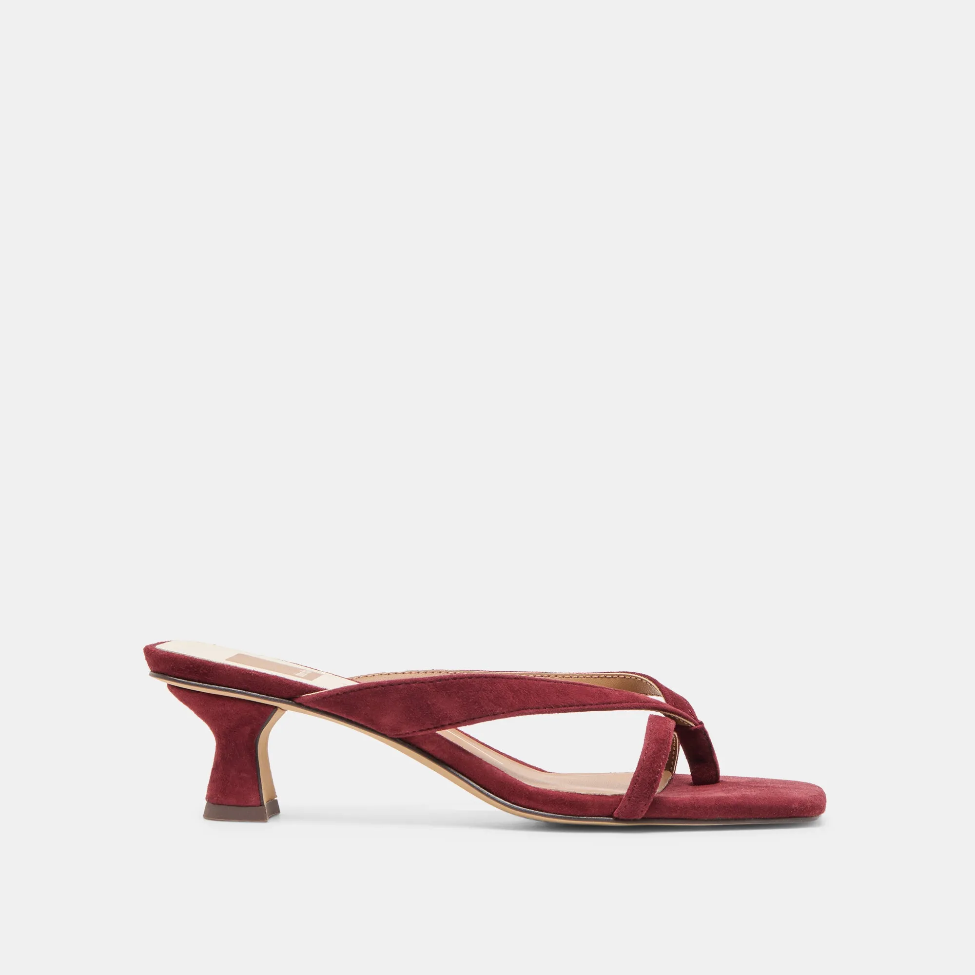 BREVEL HEELS OXBLOOD SUEDE Shock Resistant