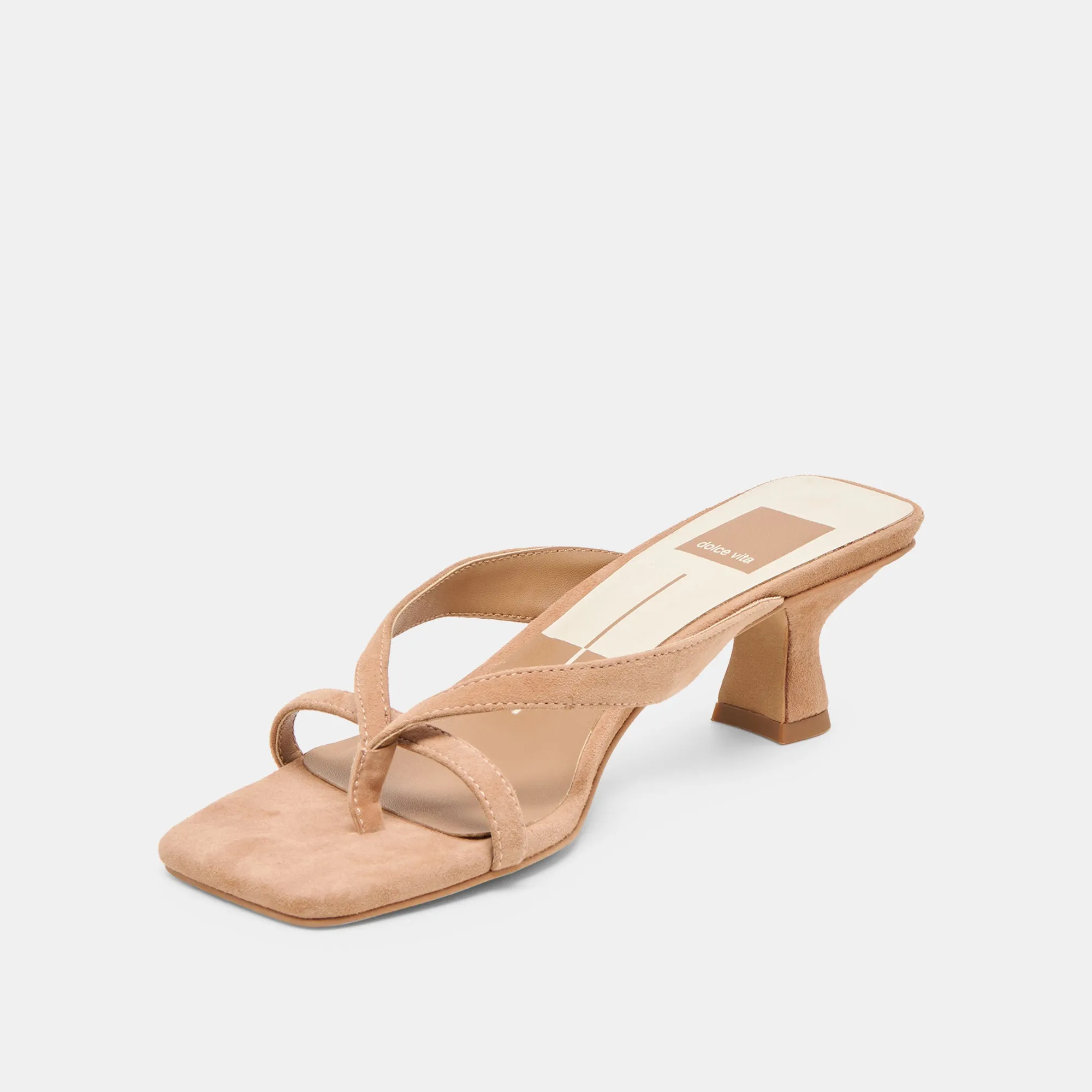 Shock Absorbing BREVEL HEELS TOFFEE SUEDE