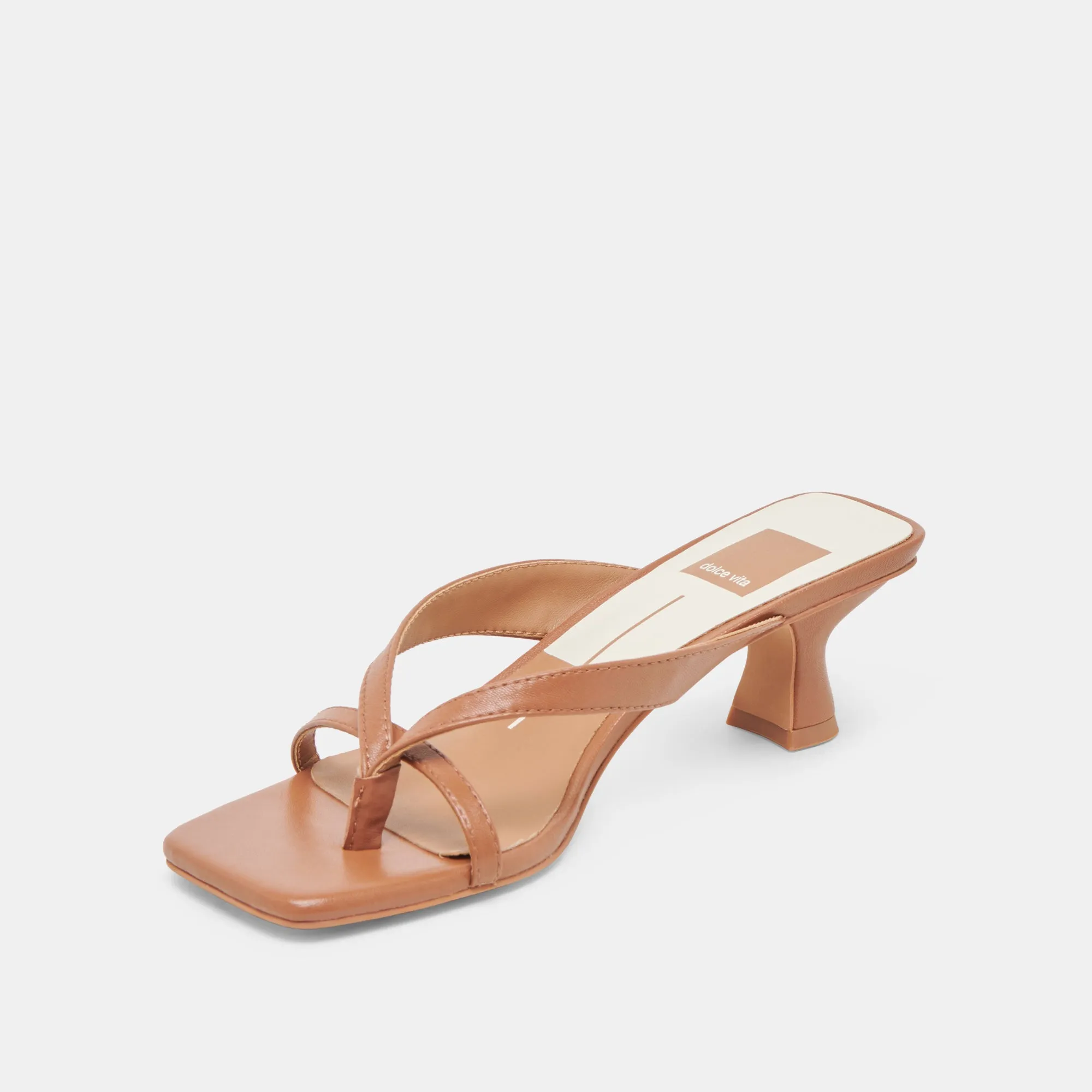 BREVEL WIDE HEELS SADDLE LEATHER Comfortable Footwear