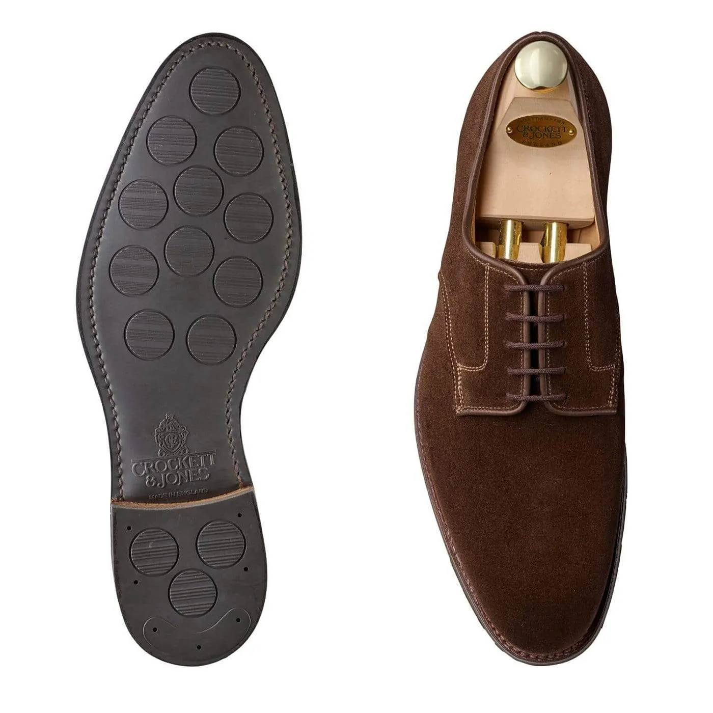 Breathable Lining High End Bristol 3 Dark Brown Suede